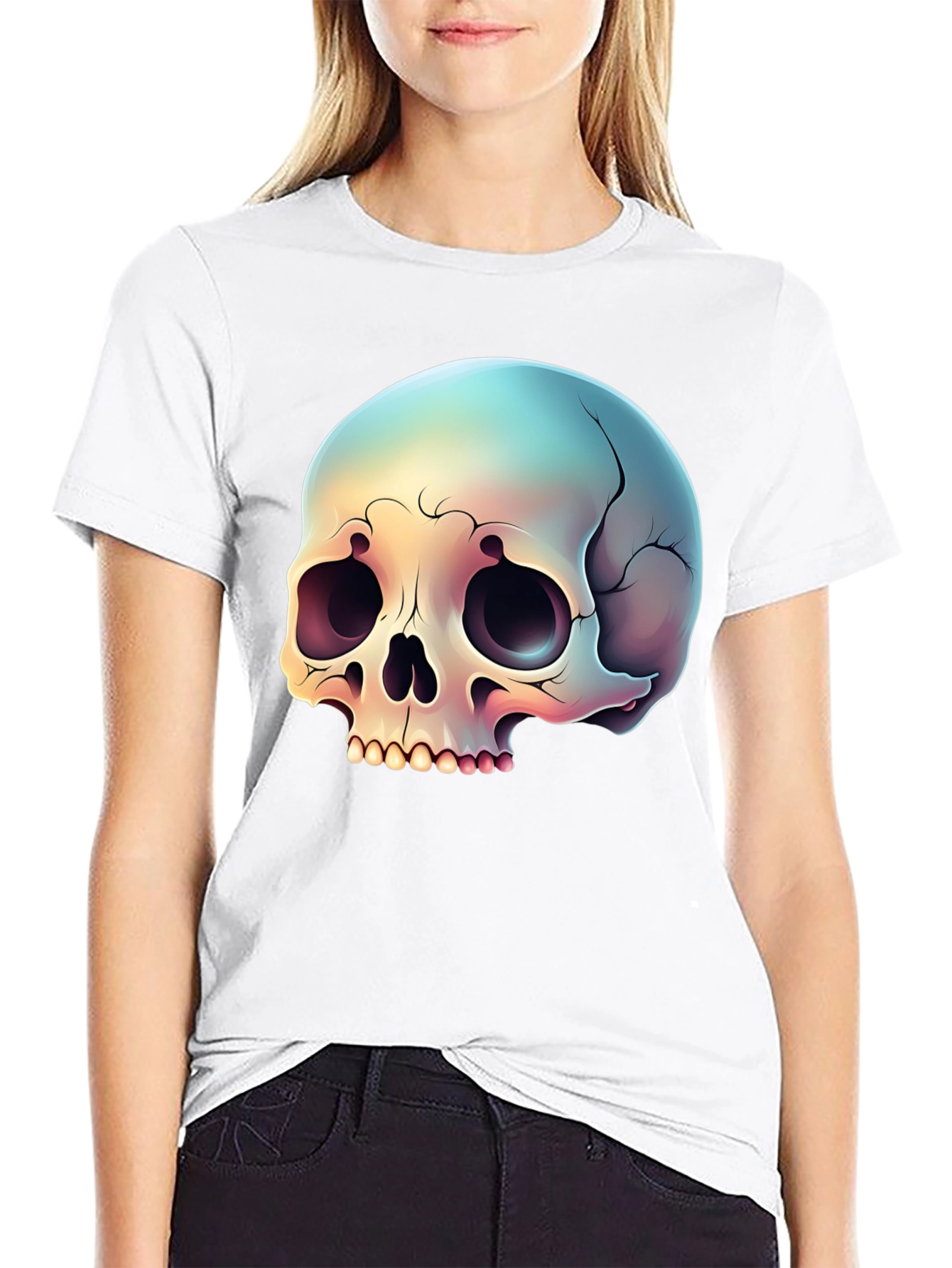 Skull Graphic Black T-Shirt
