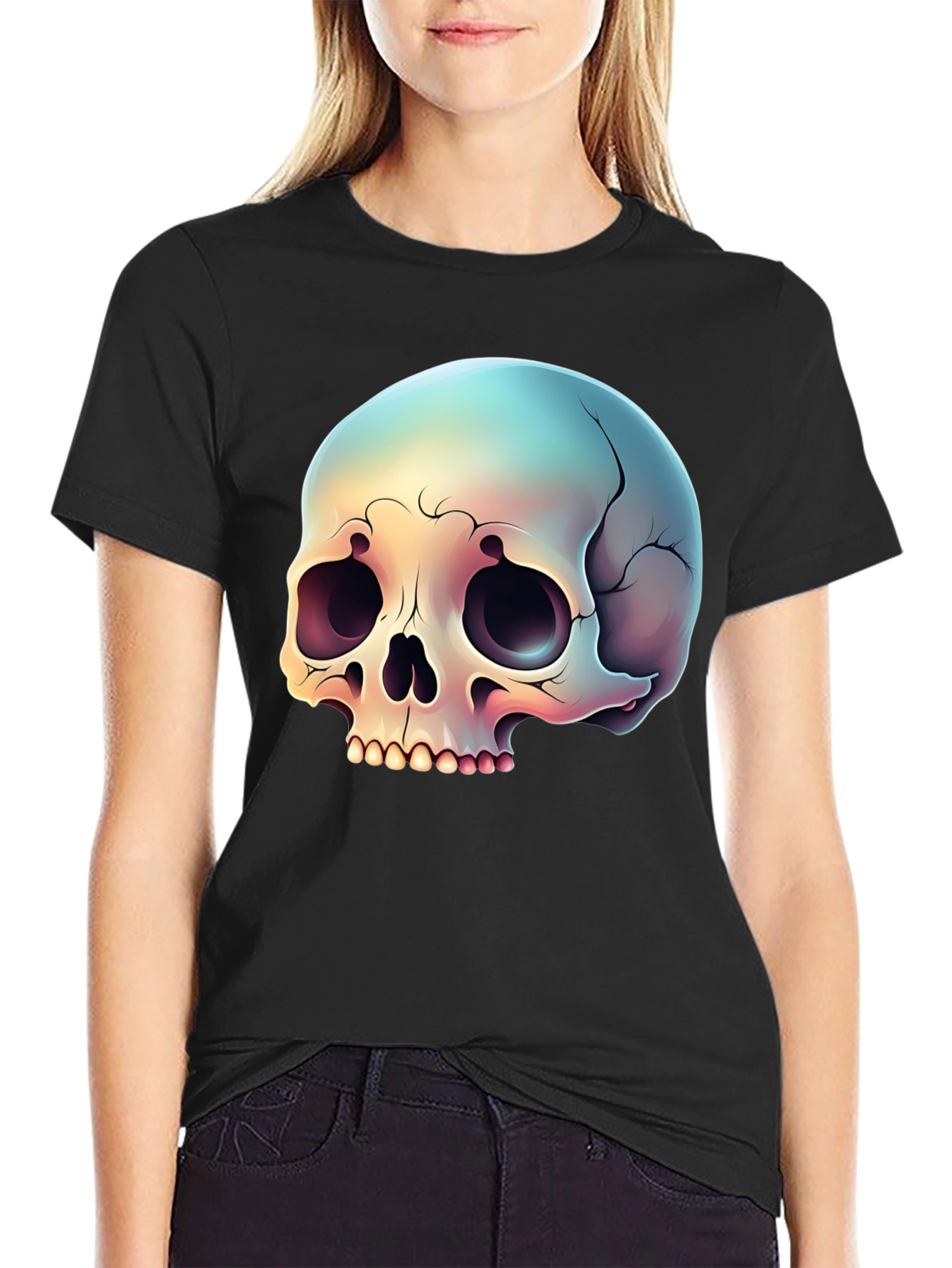 Skull Graphic Black T-Shirt