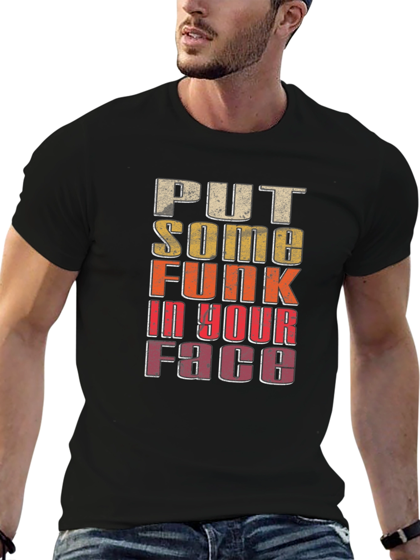 Put Some Funk in Your Face Graphic Tee