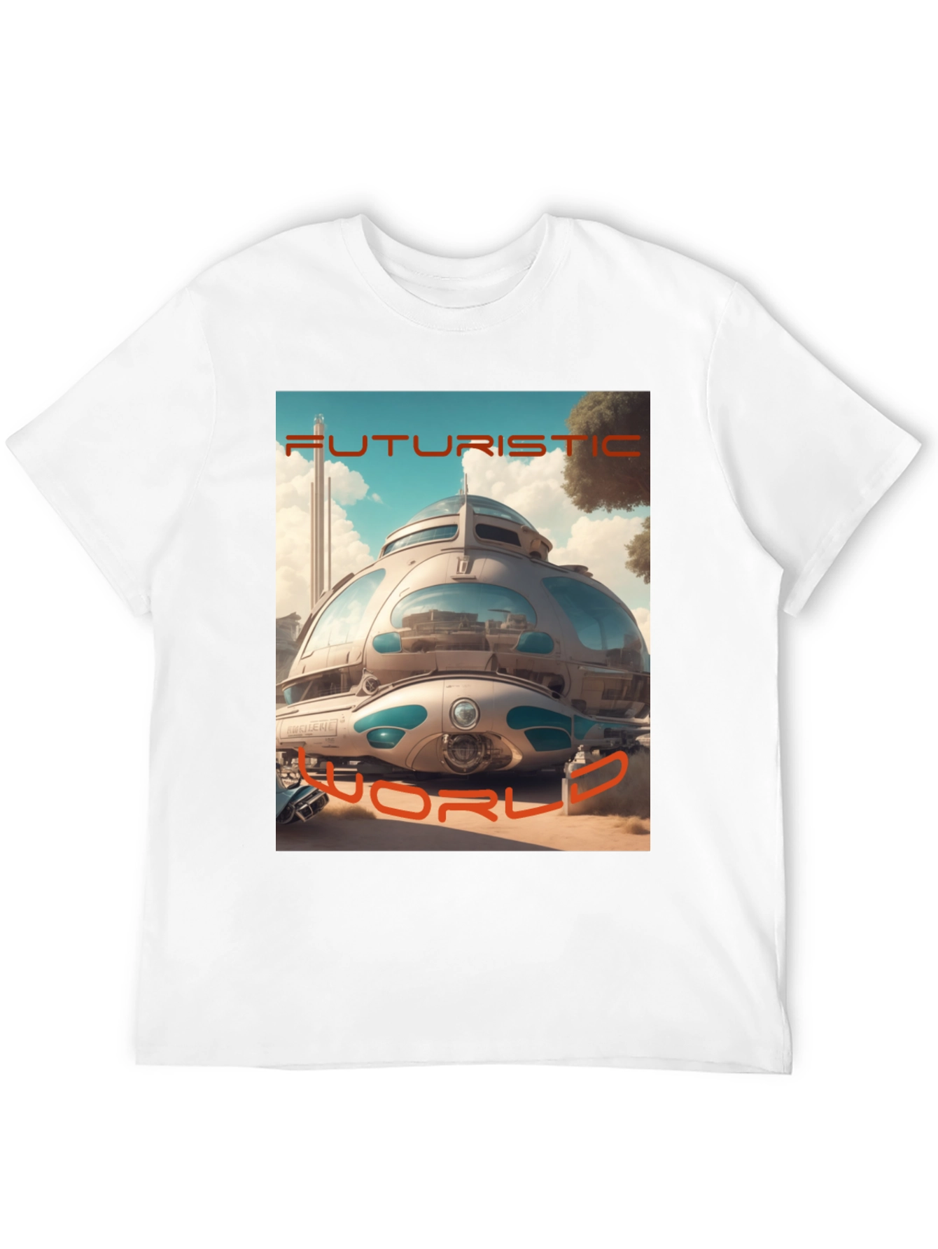 Futuristic World Graphic T-Shirt