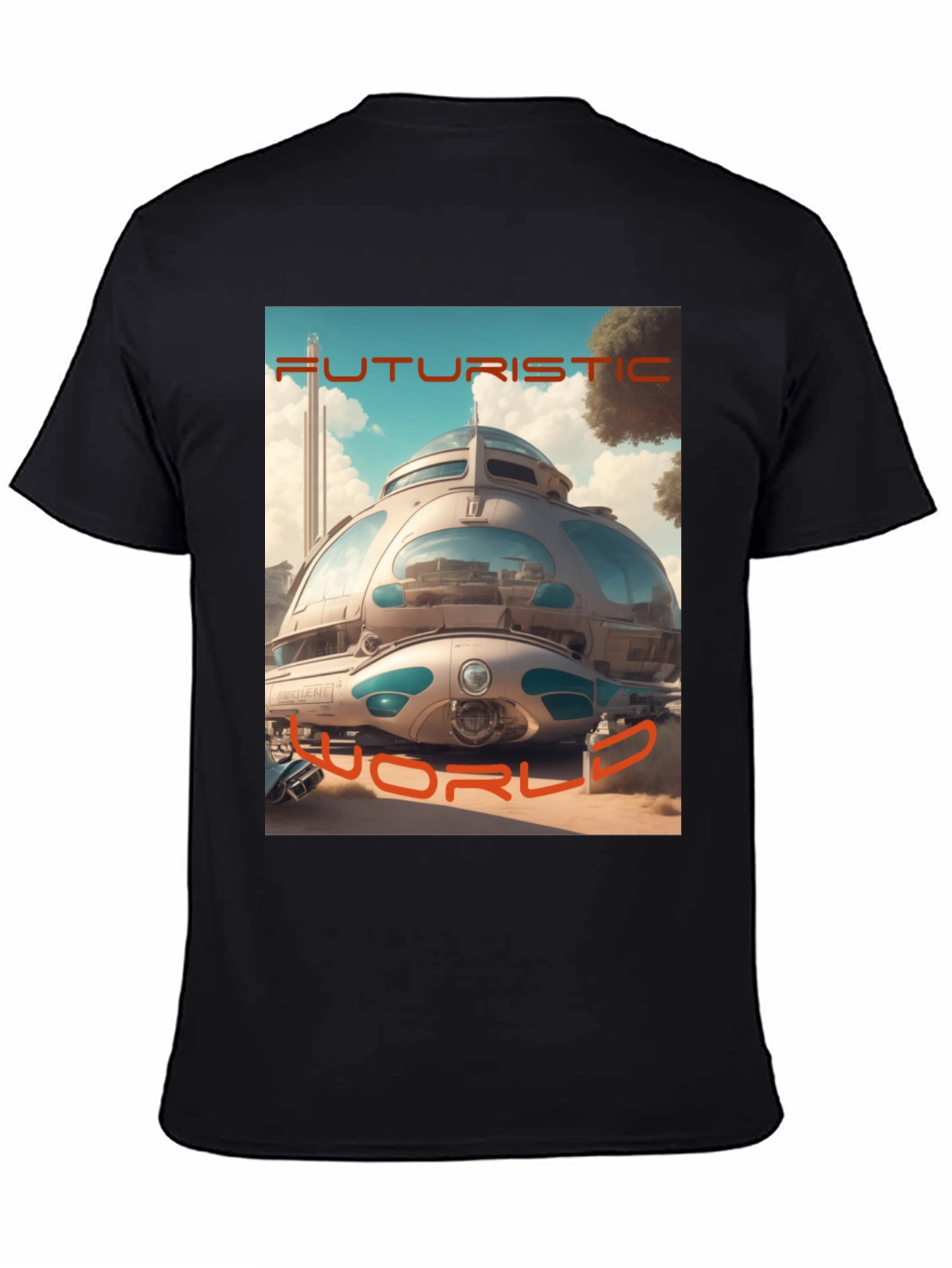 Futuristic World Graphic T-Shirt