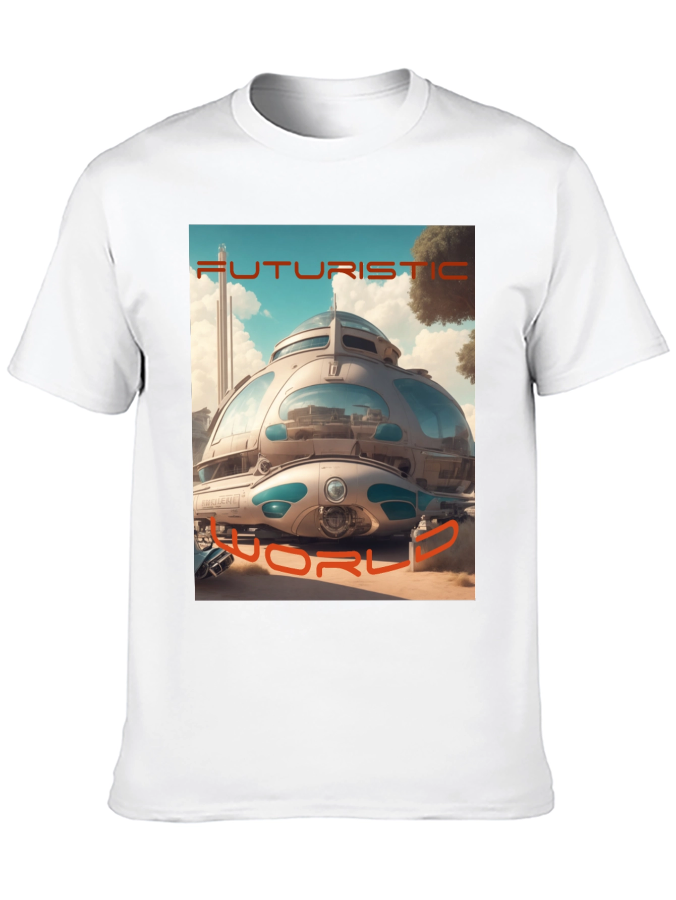 Futuristic World Graphic T-Shirt