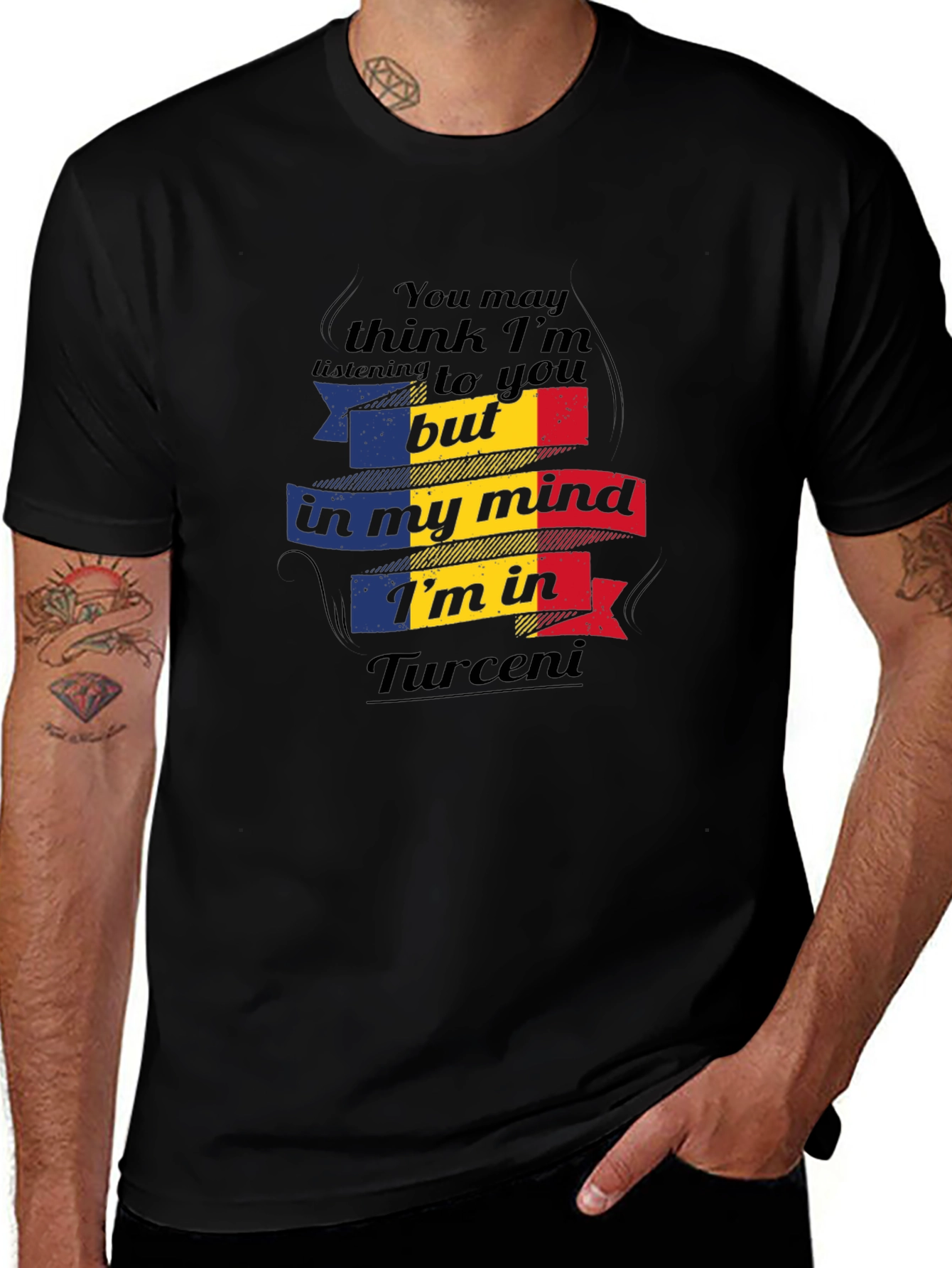 Turceni Mind T-Shirt - Novelty Flag Tee