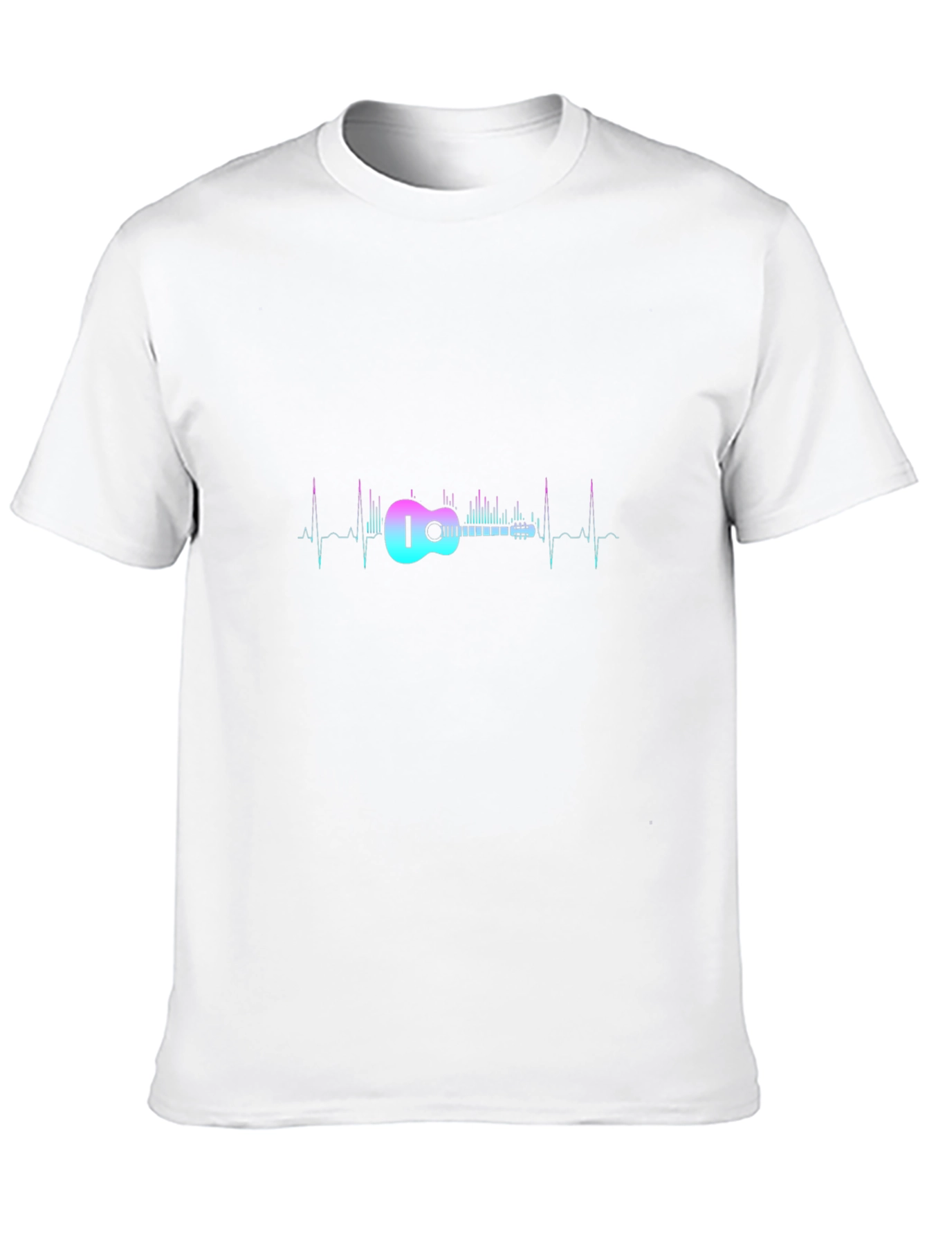 Guitar Heartbeat Black Tee