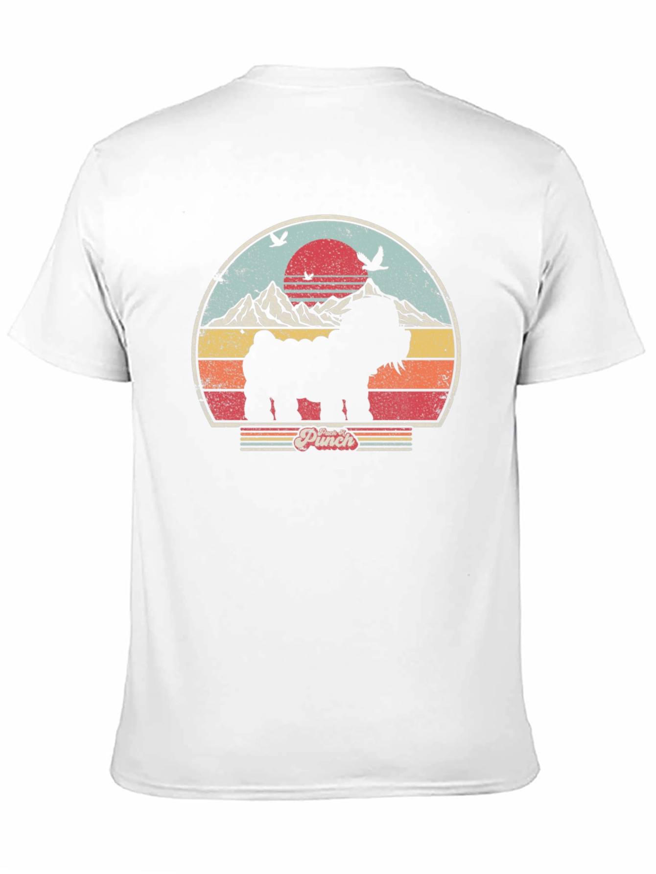 Retro Dog Silhouette Graphic Tee