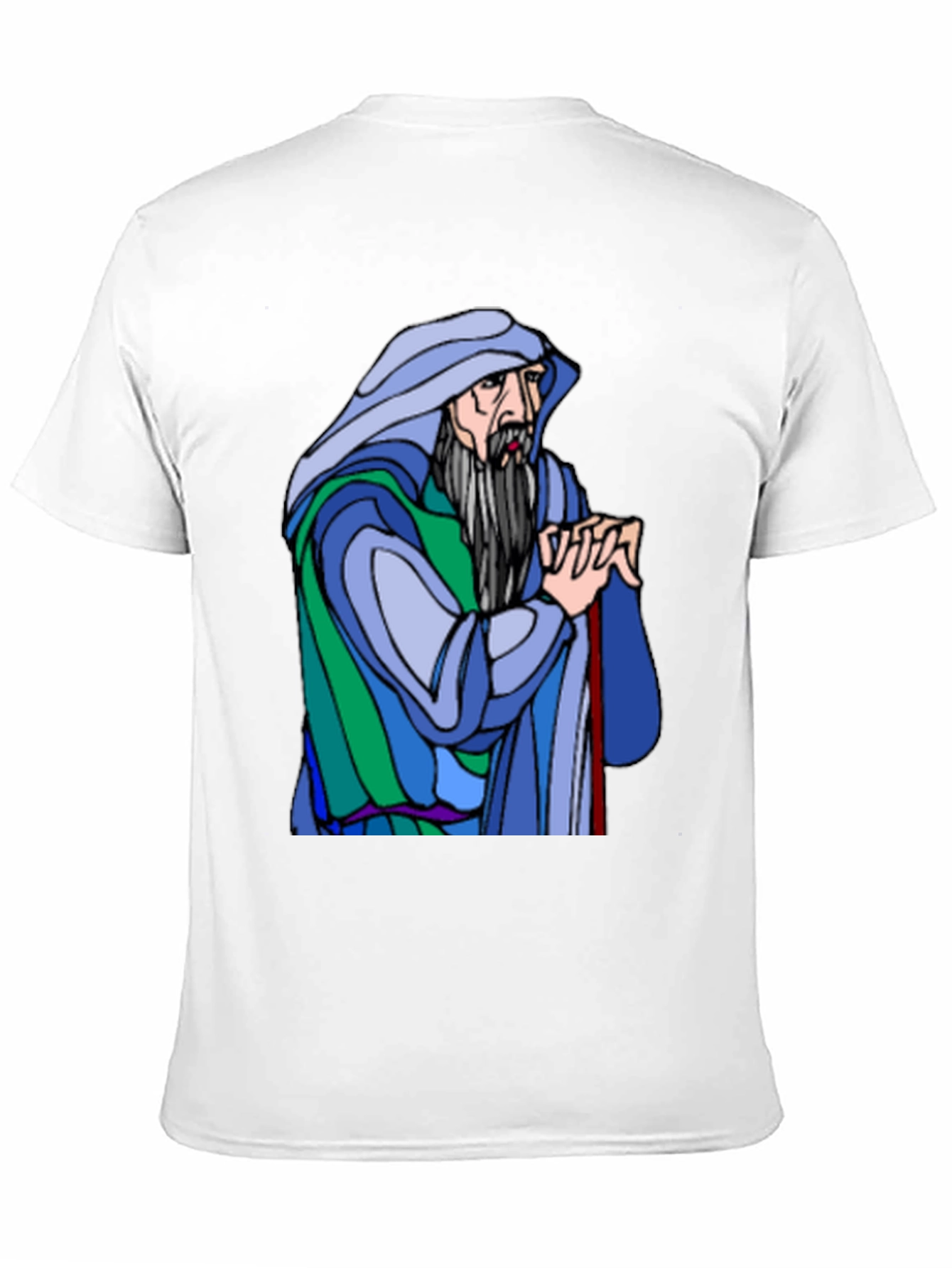 Wizard Graphic Print Black T-Shirt