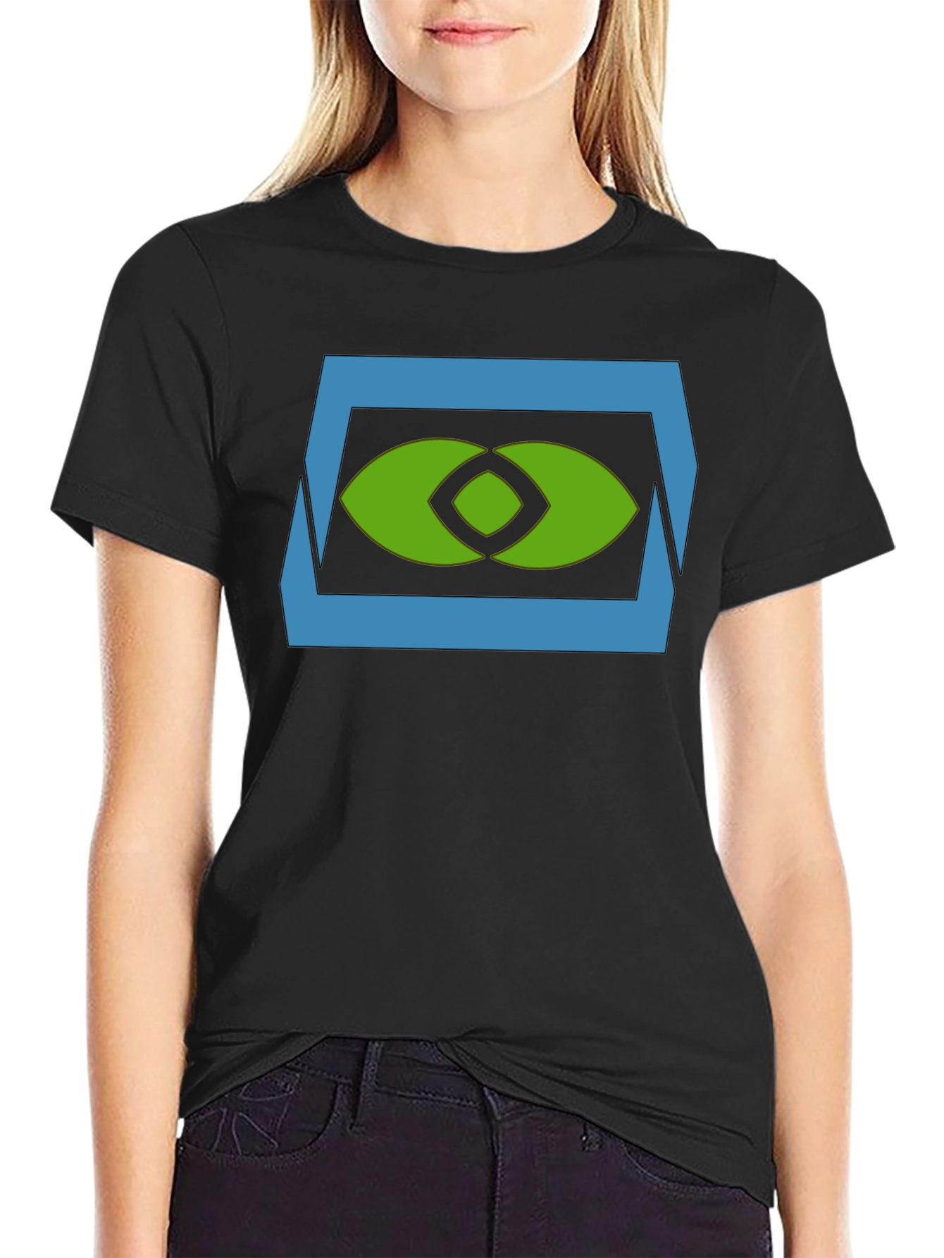 Abstract Eye Graphic T-Shirt