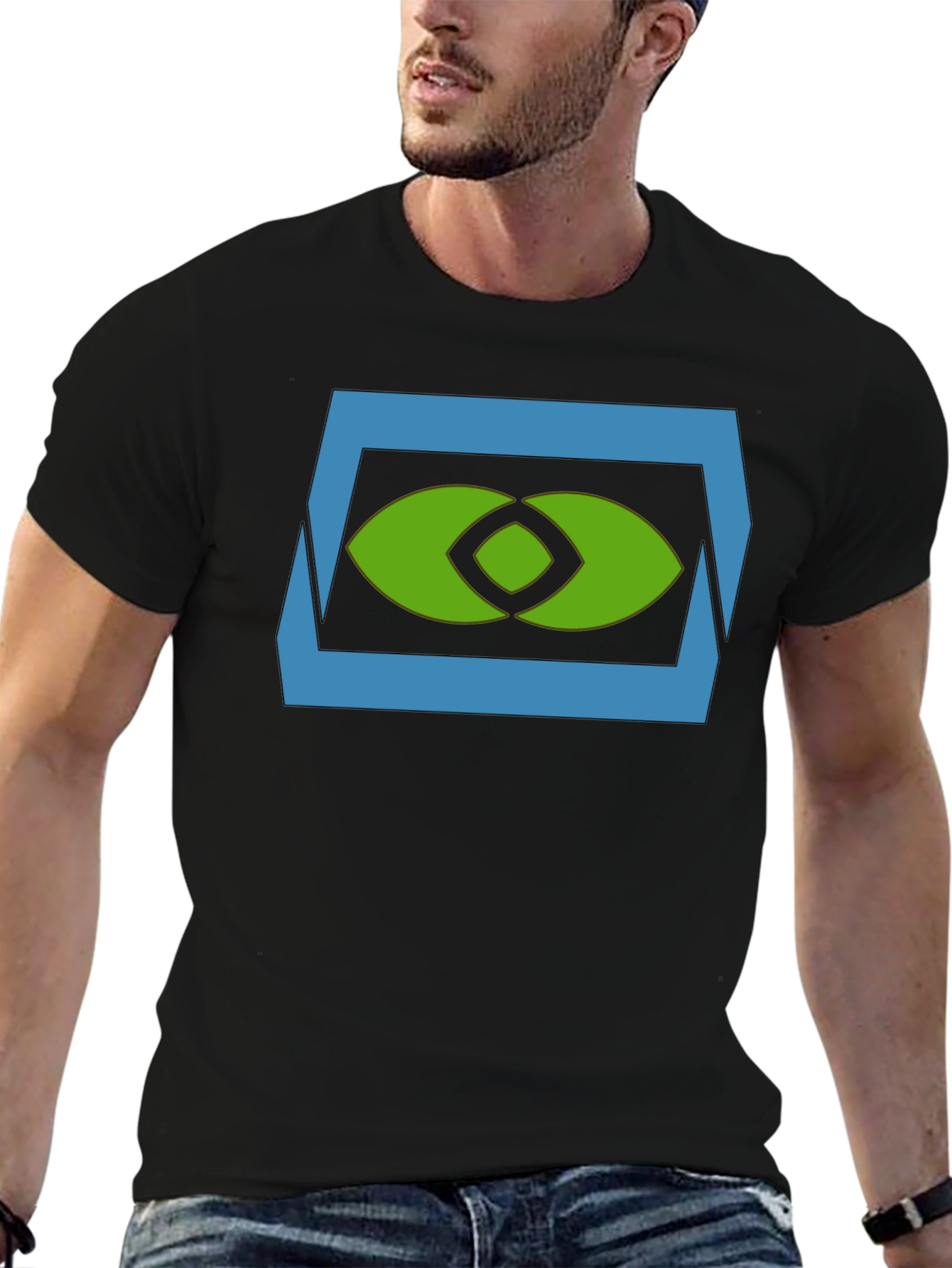 Abstract Eye Graphic T-Shirt