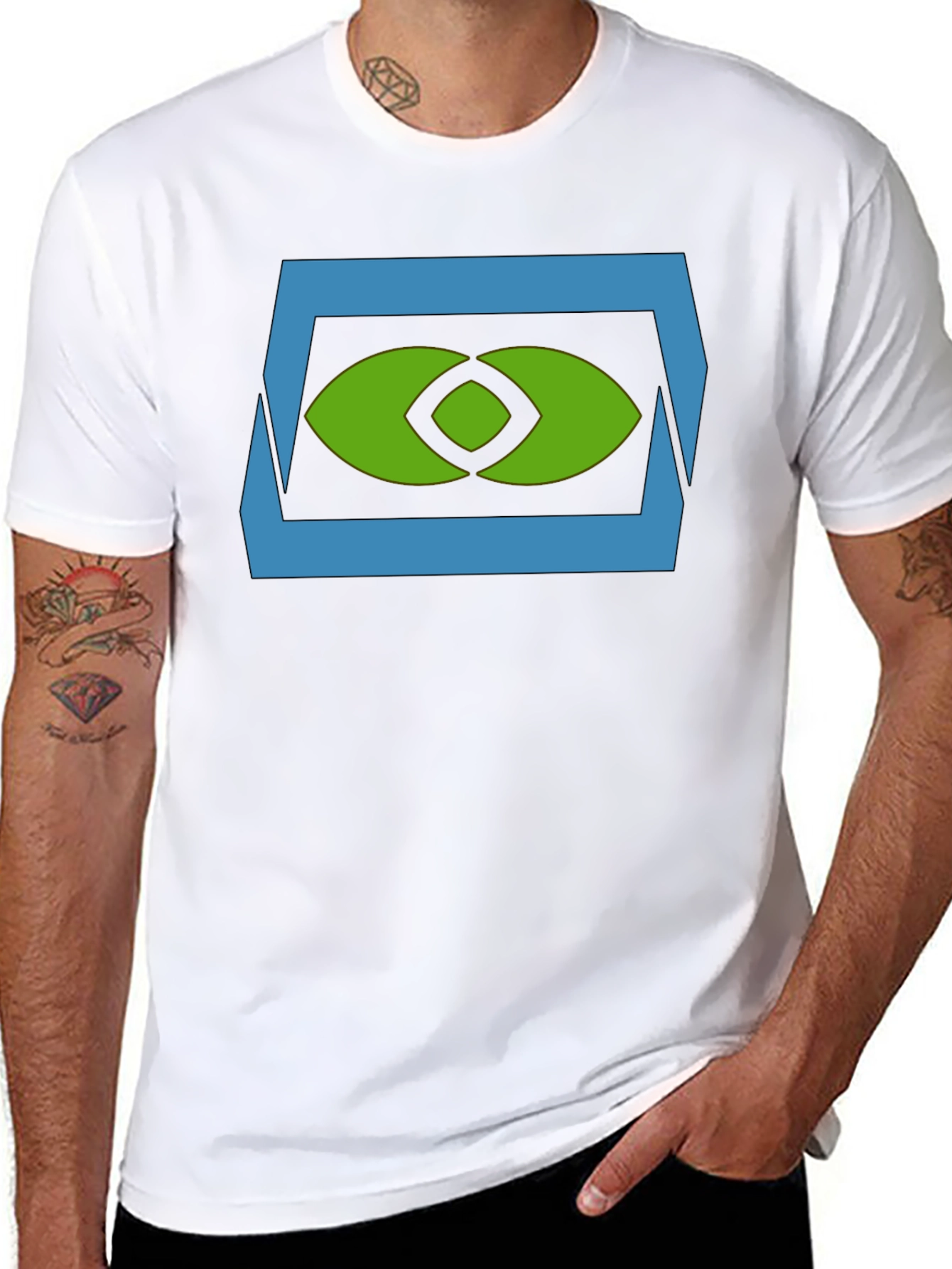Abstract Eye Graphic T-Shirt