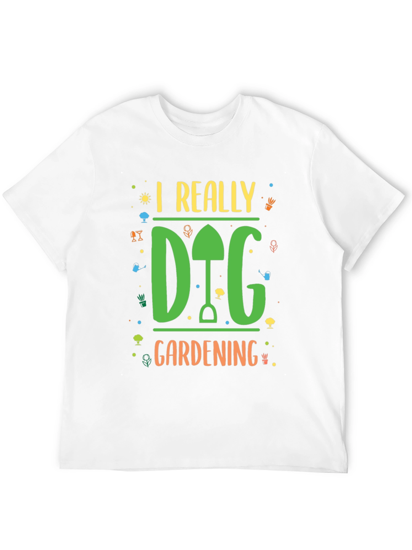 I Really Dig Gardening Black T-Shirt