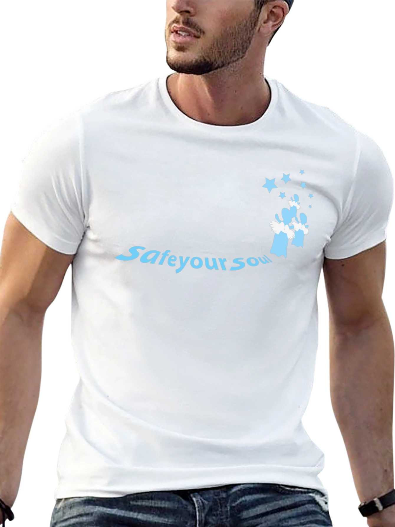 Save Your Soul Graphic Tee - Black