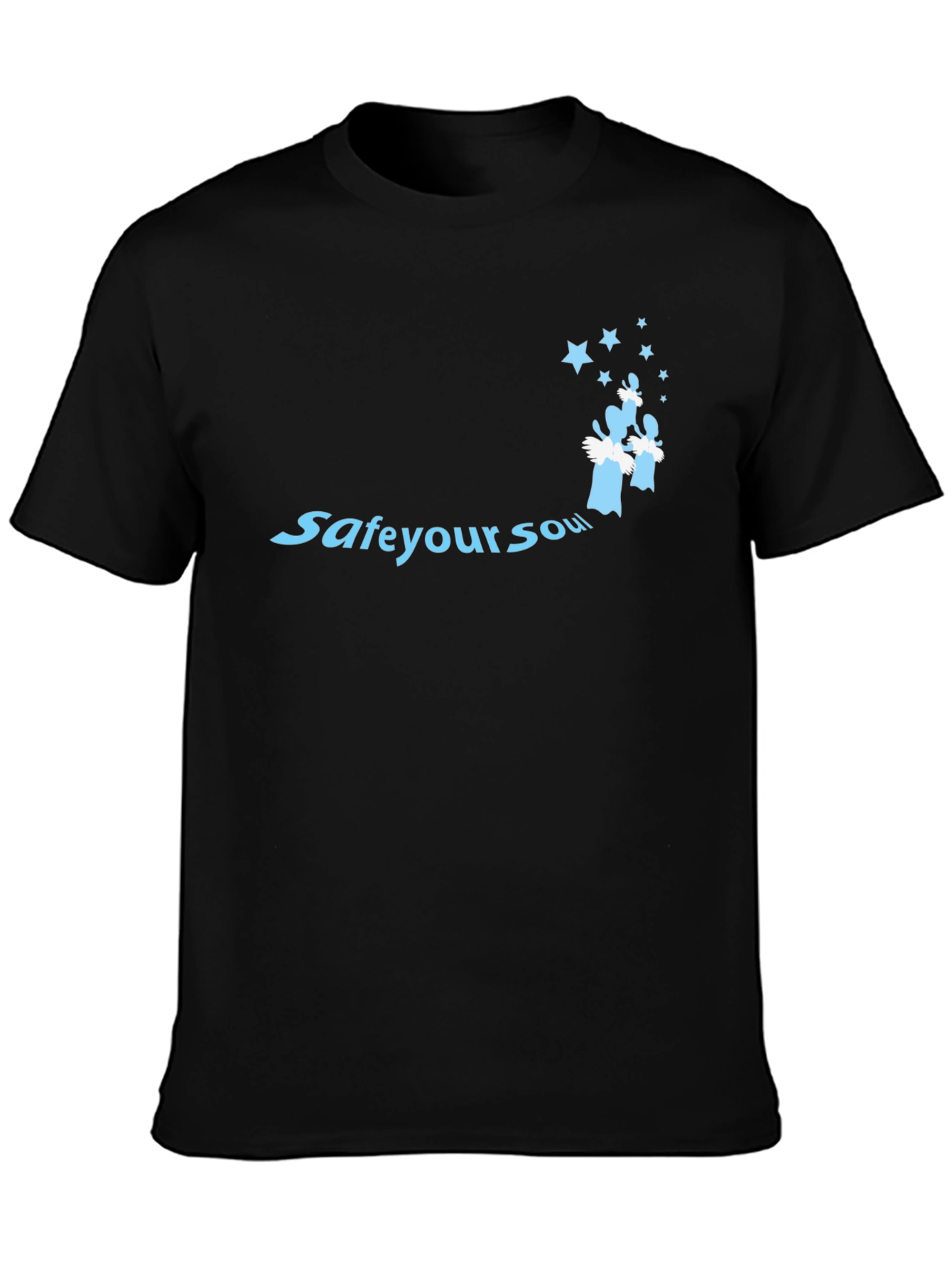 Save Your Soul Graphic Tee - Black