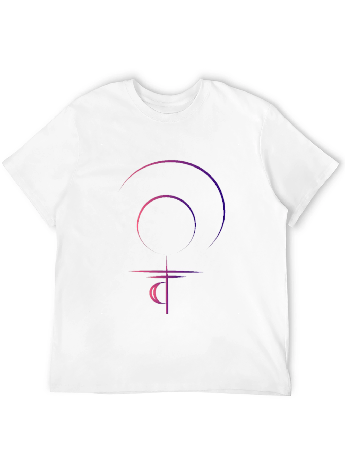 Black T-Shirt with Graphic Design