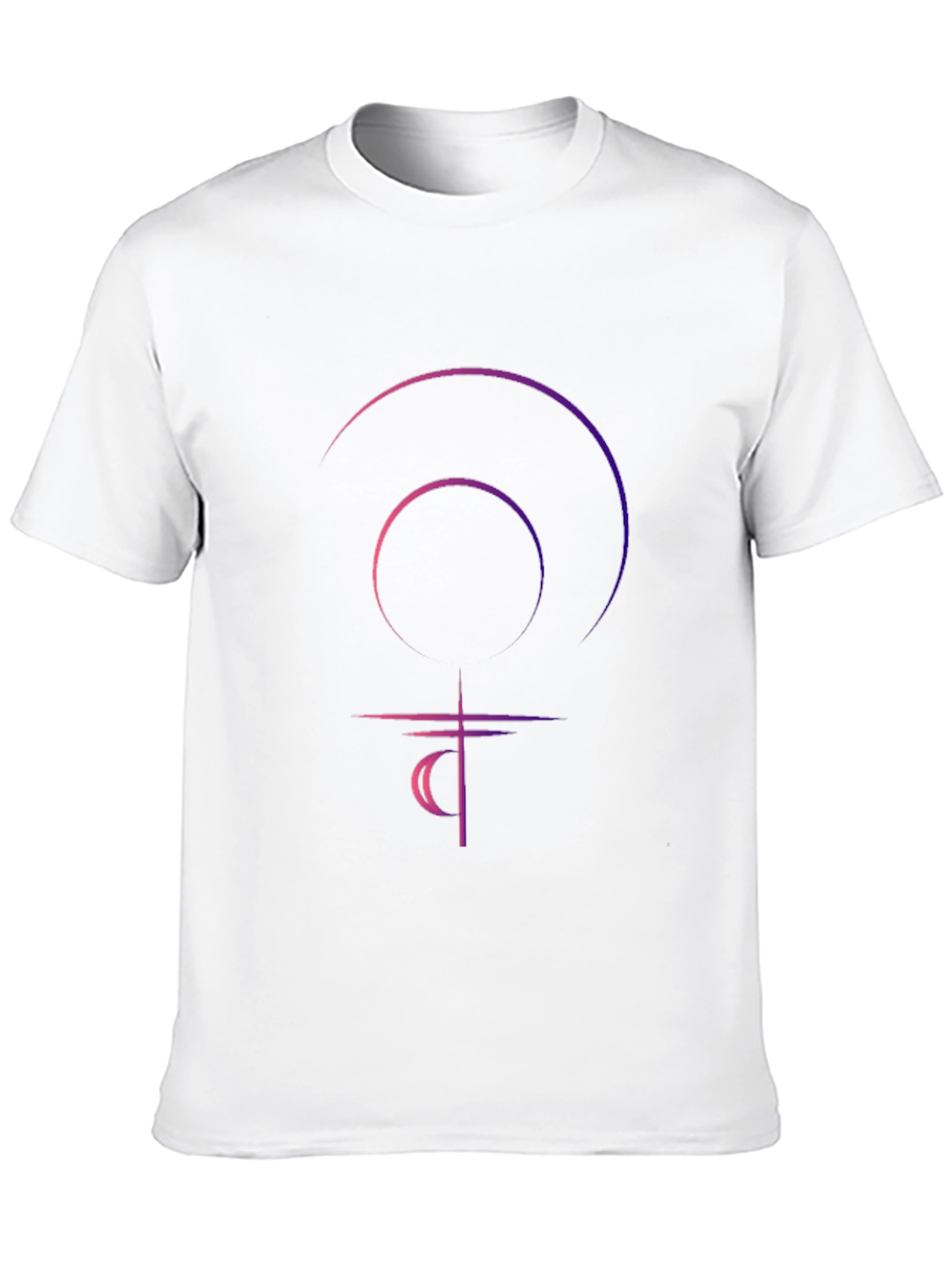 Black T-Shirt with Graphic Design