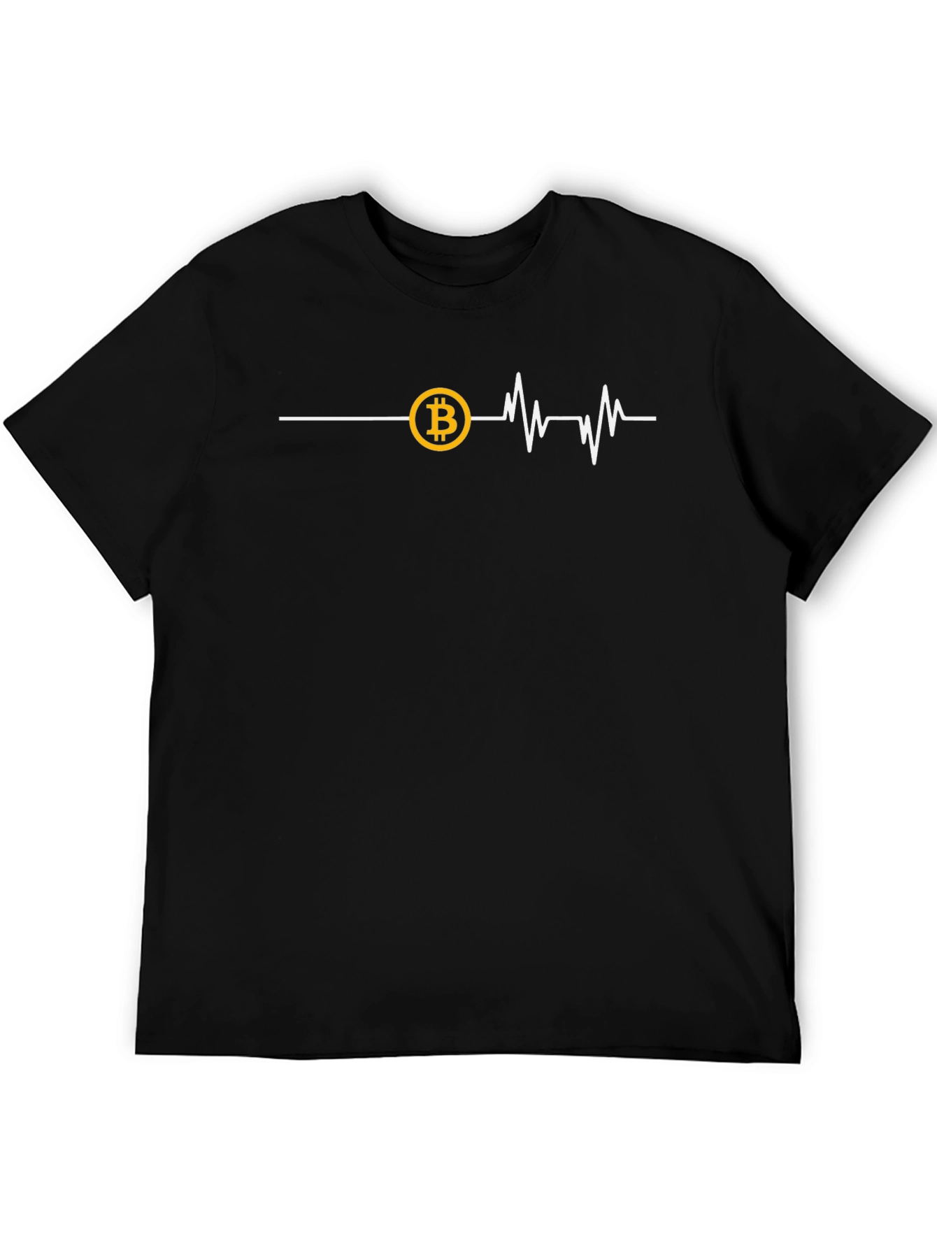 Bitcoin Heartbeat Tee - Crypto Lovers T-Shirt