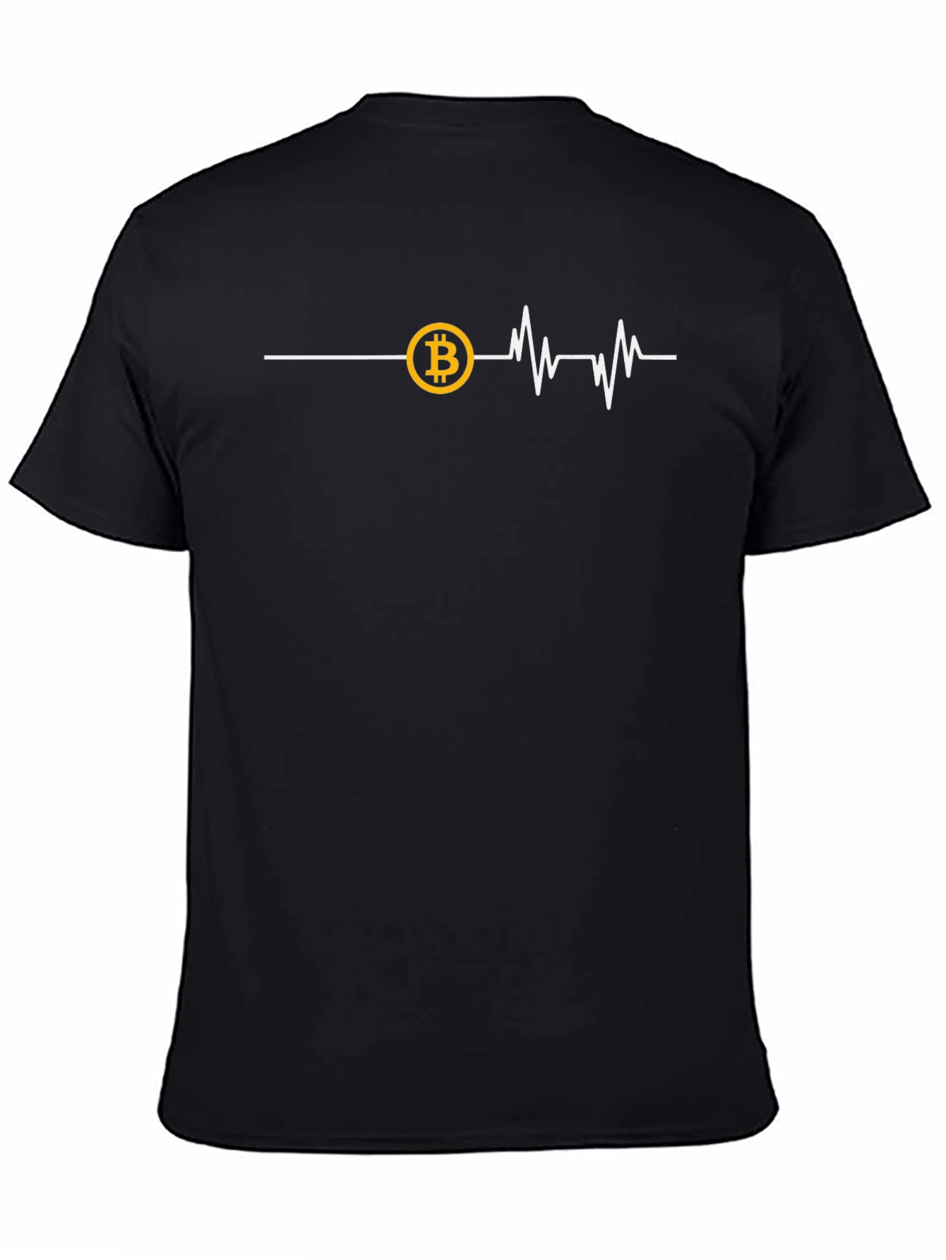 Bitcoin Heartbeat Tee - Crypto Lovers T-Shirt