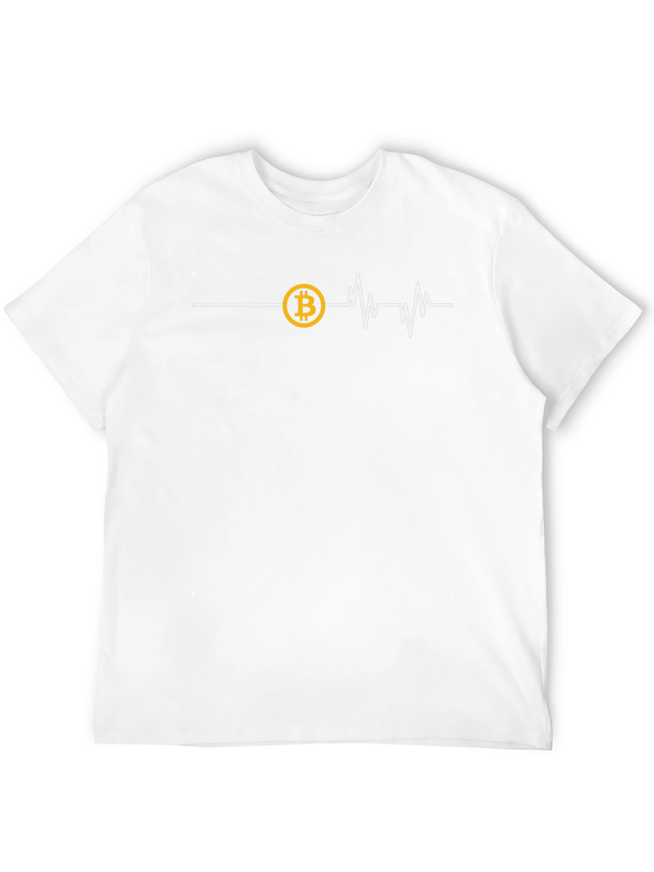 Bitcoin Heartbeat Tee - Crypto Lovers T-Shirt