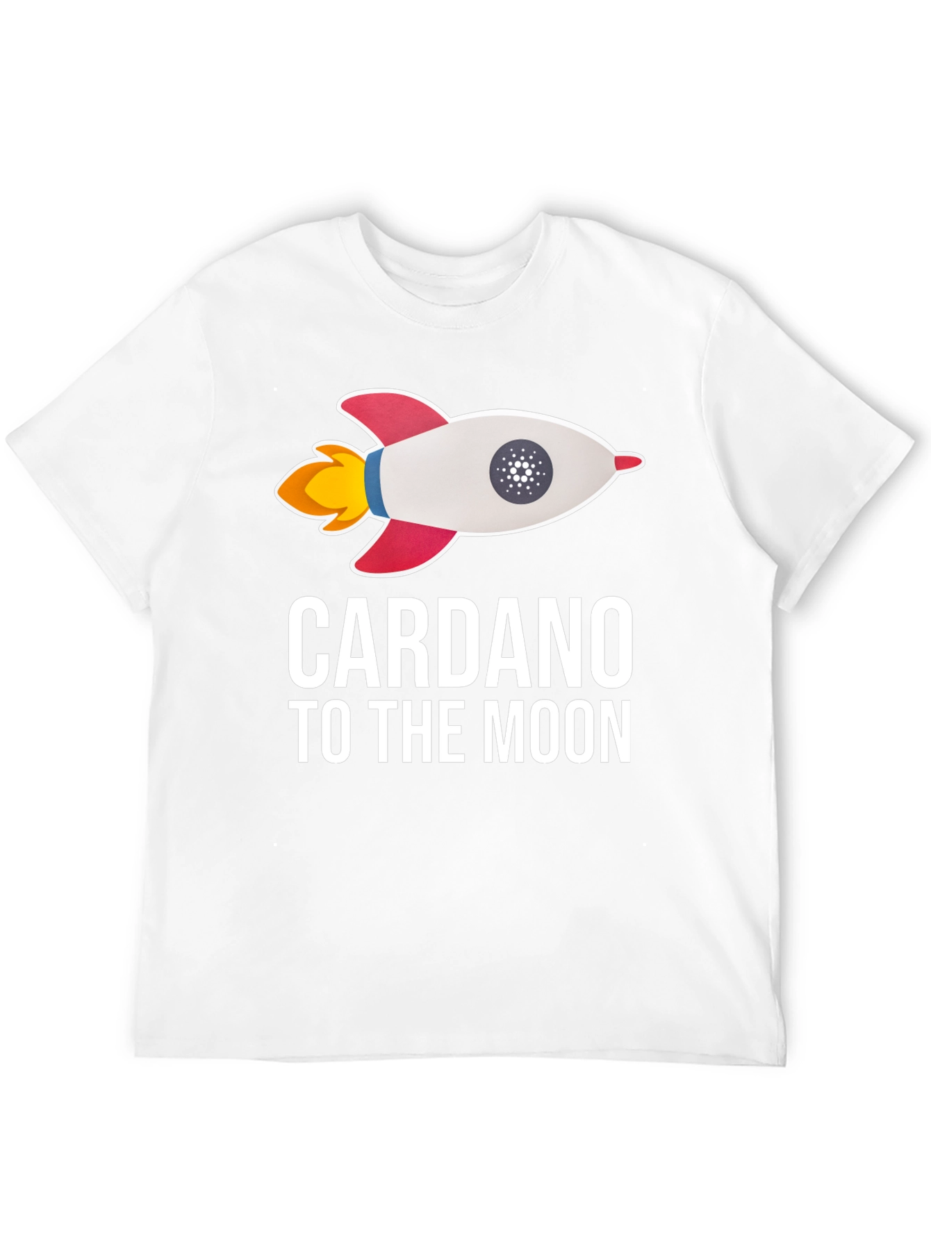 Cardano To The Moon Black T-Shirt