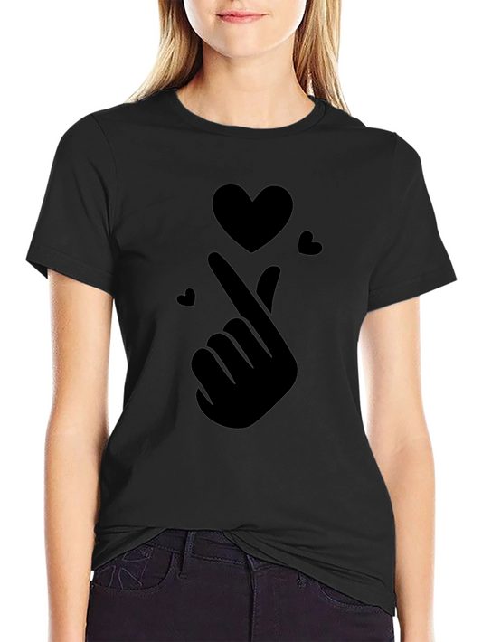 Finger Heart T-Shirt - Express Your Love!