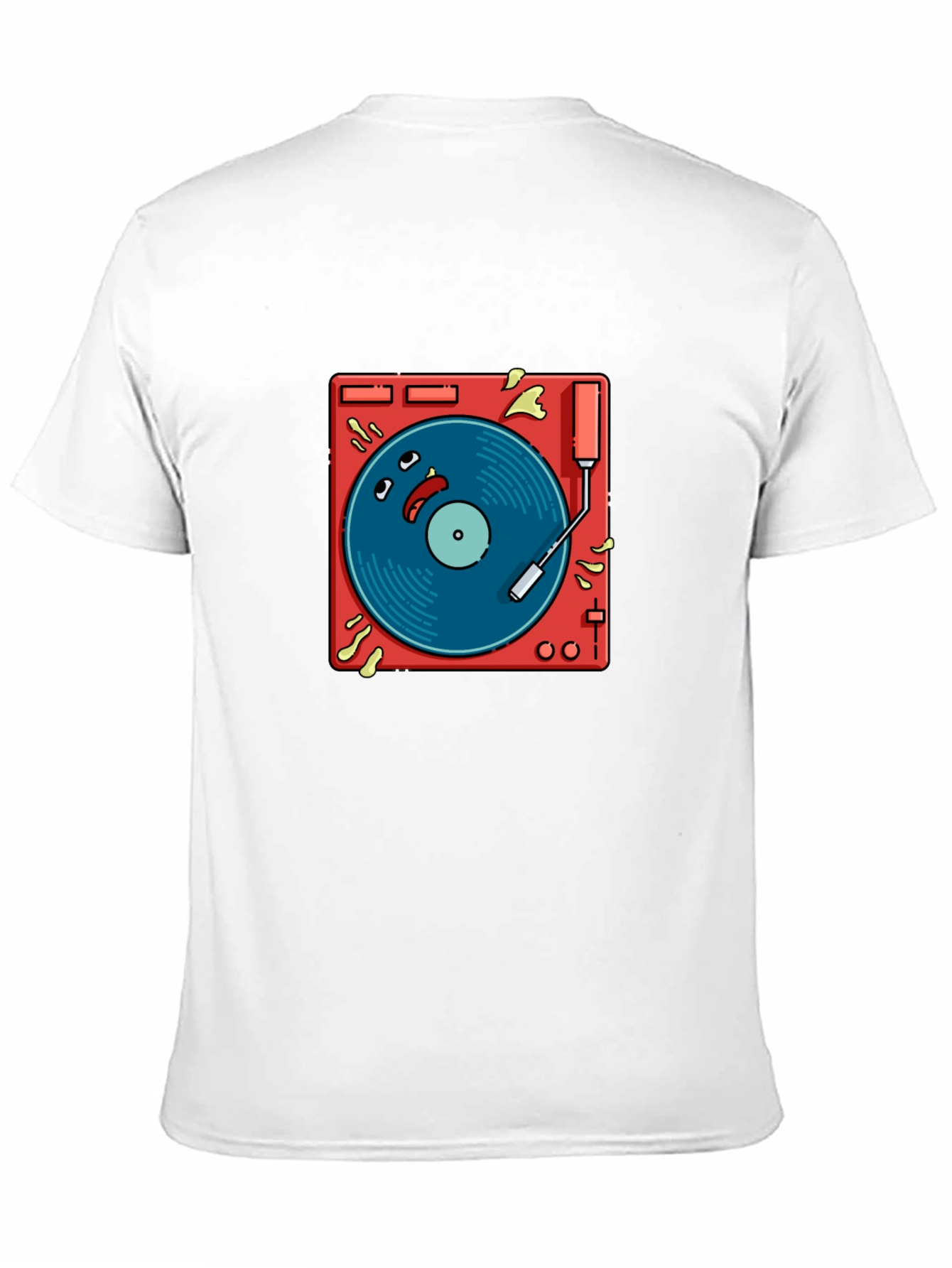 Groovy Turntable Graphic T-Shirt - Music Lover Tee
