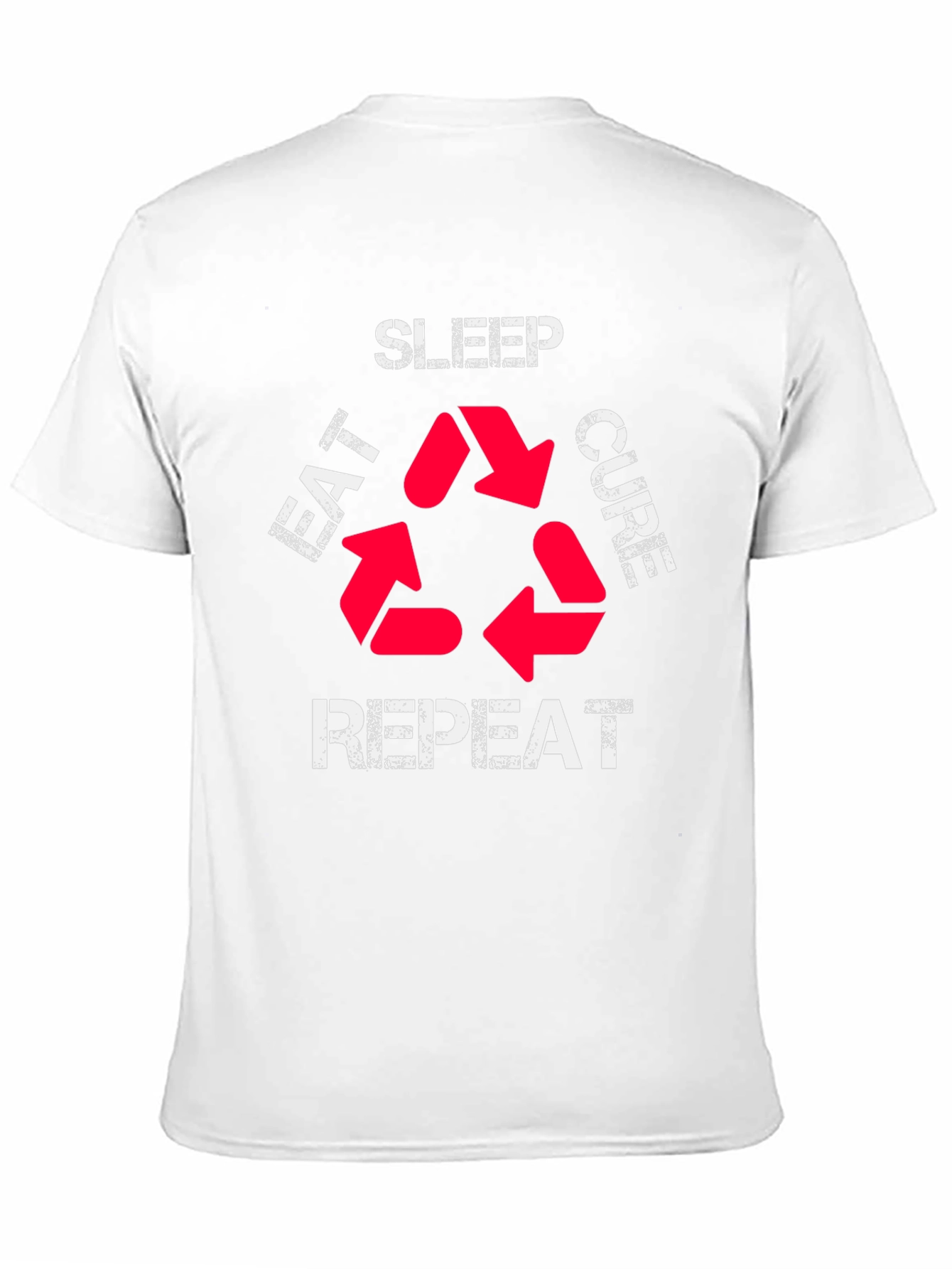 Eat Sleep Cure Repeat Graphic T-Shirt