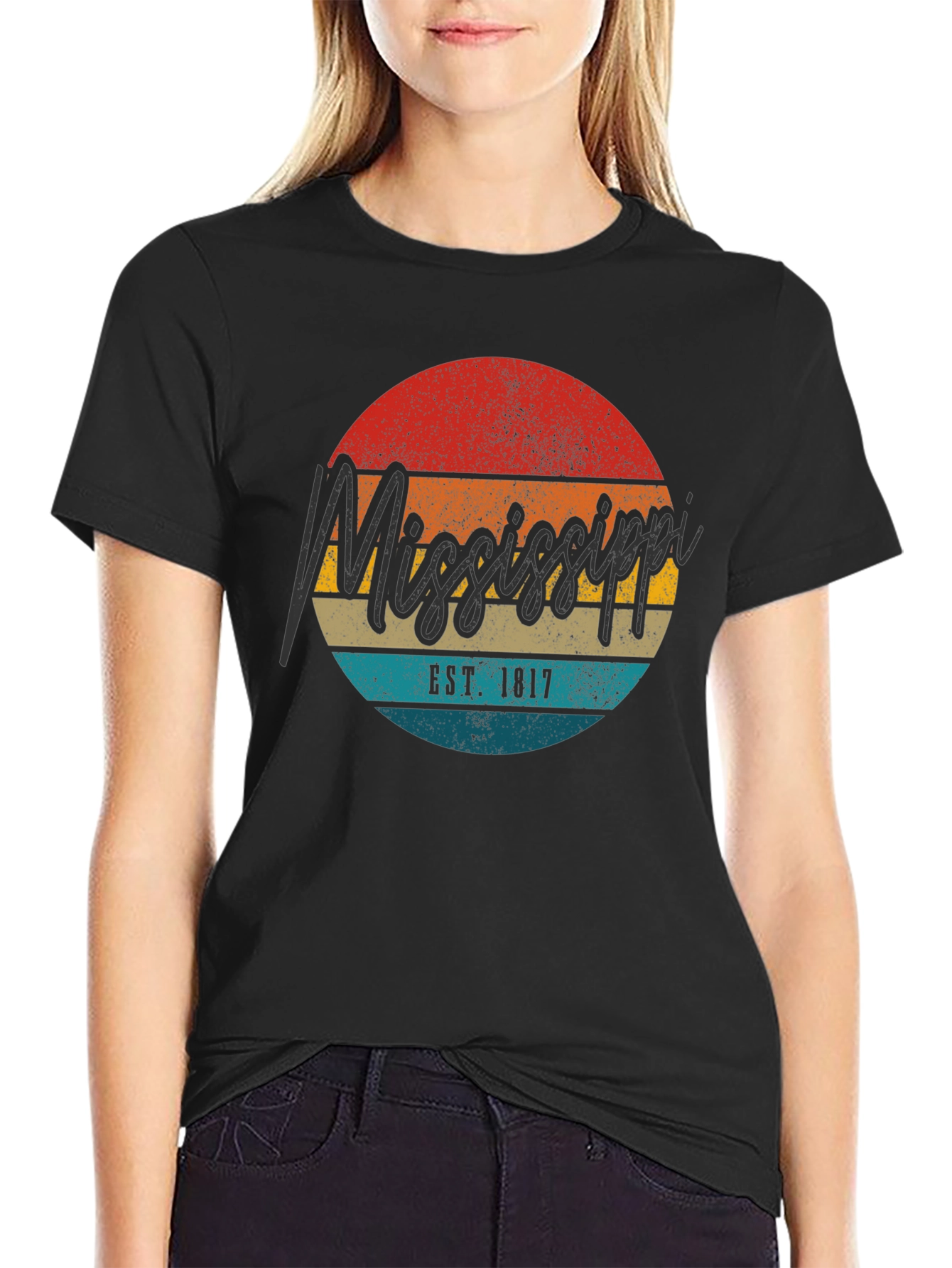 Mississippi Est. 1817 Retro Graphic T-Shirt