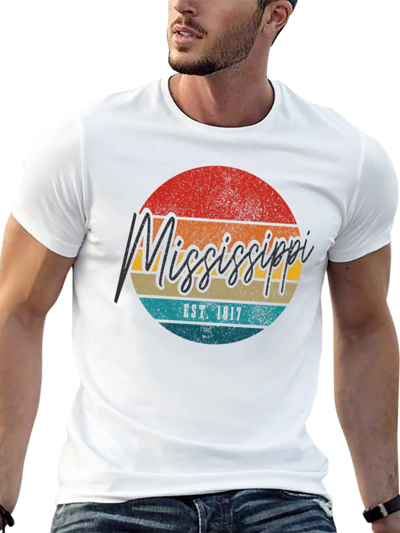 Mississippi Est. 1817 Retro Graphic T-Shirt