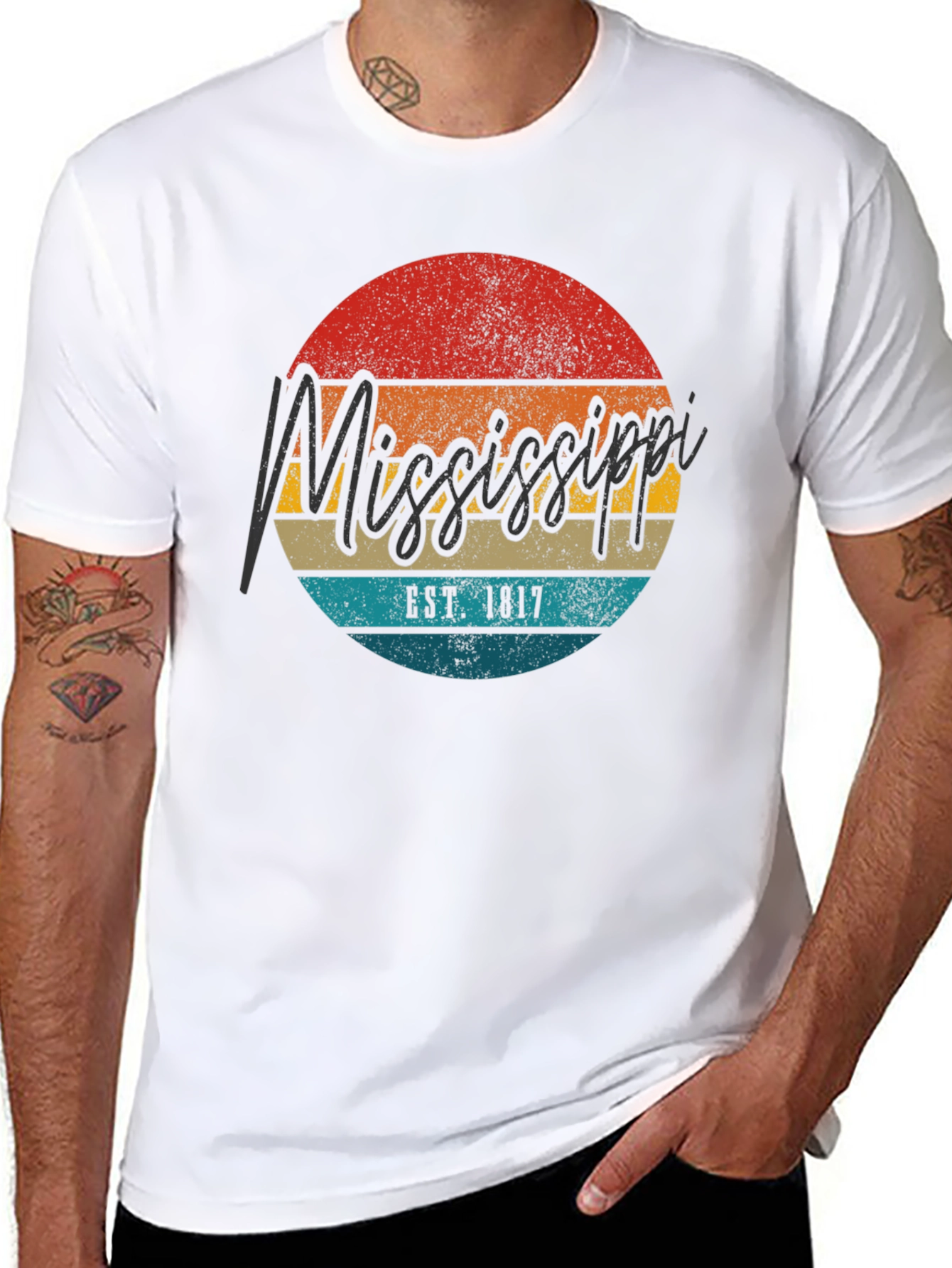 Mississippi Est. 1817 Retro Graphic T-Shirt