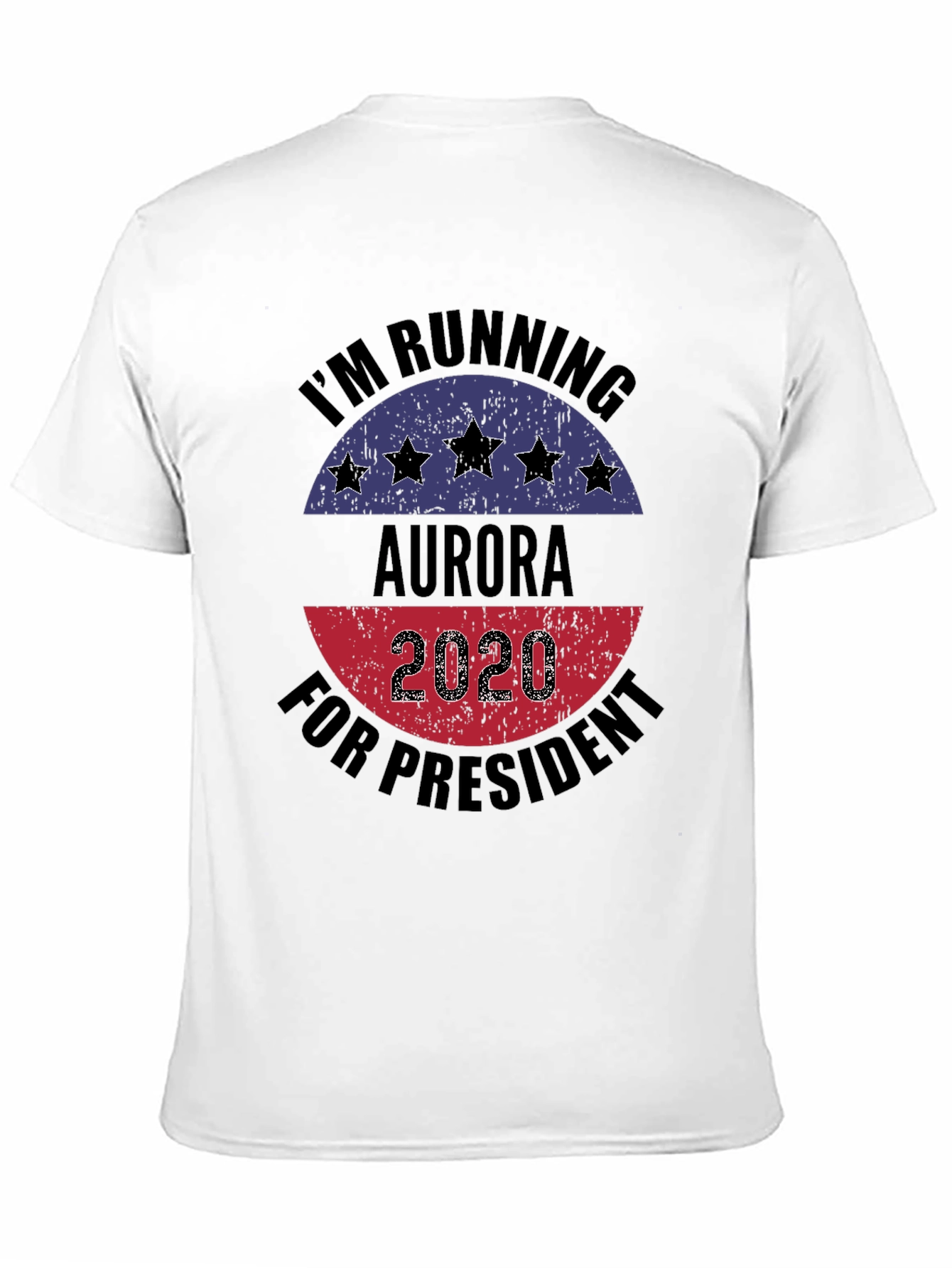Aurora for President 2020 Black T-Shirt