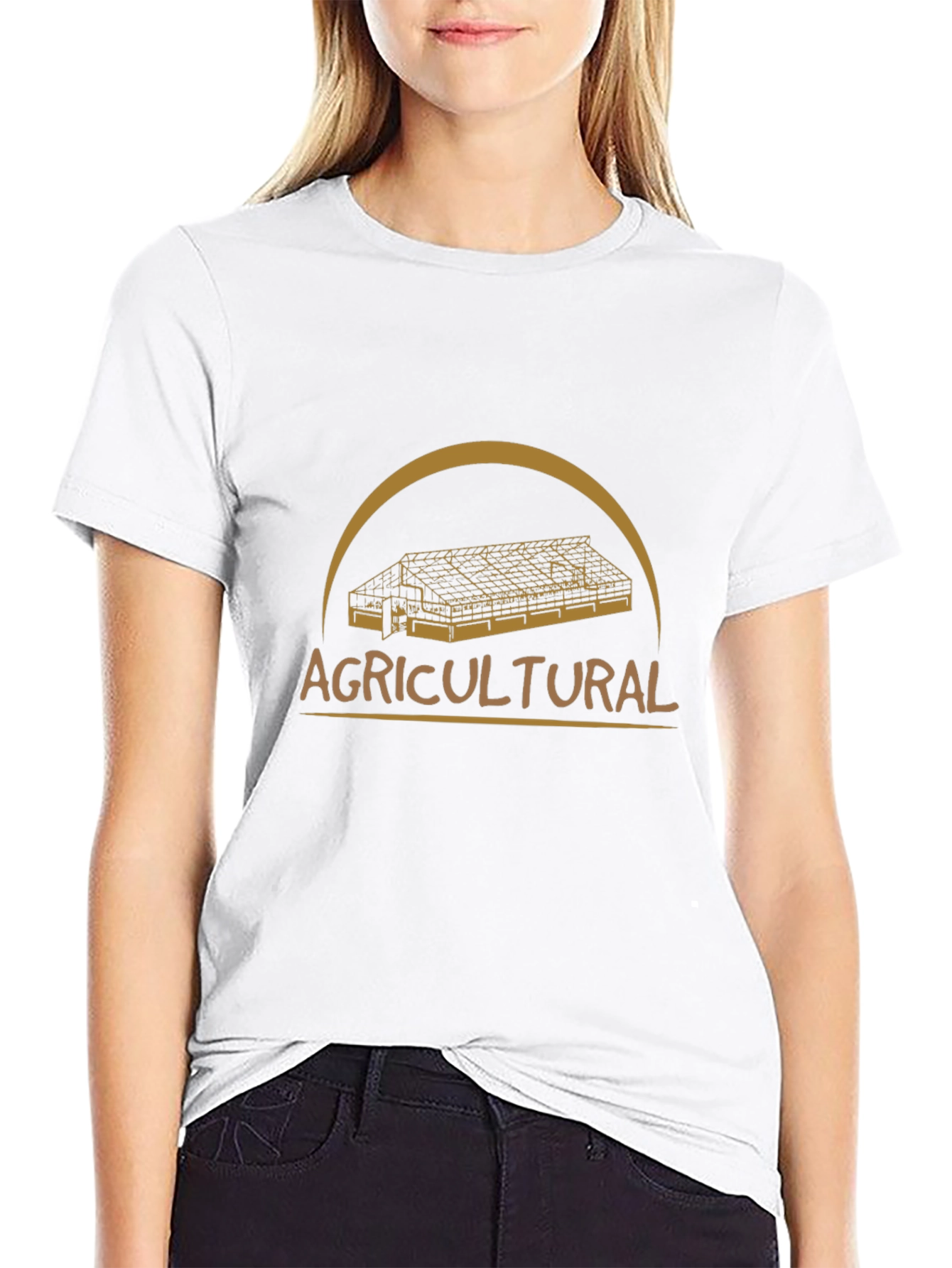 Agricultural Greenhouse Graphic T-Shirt