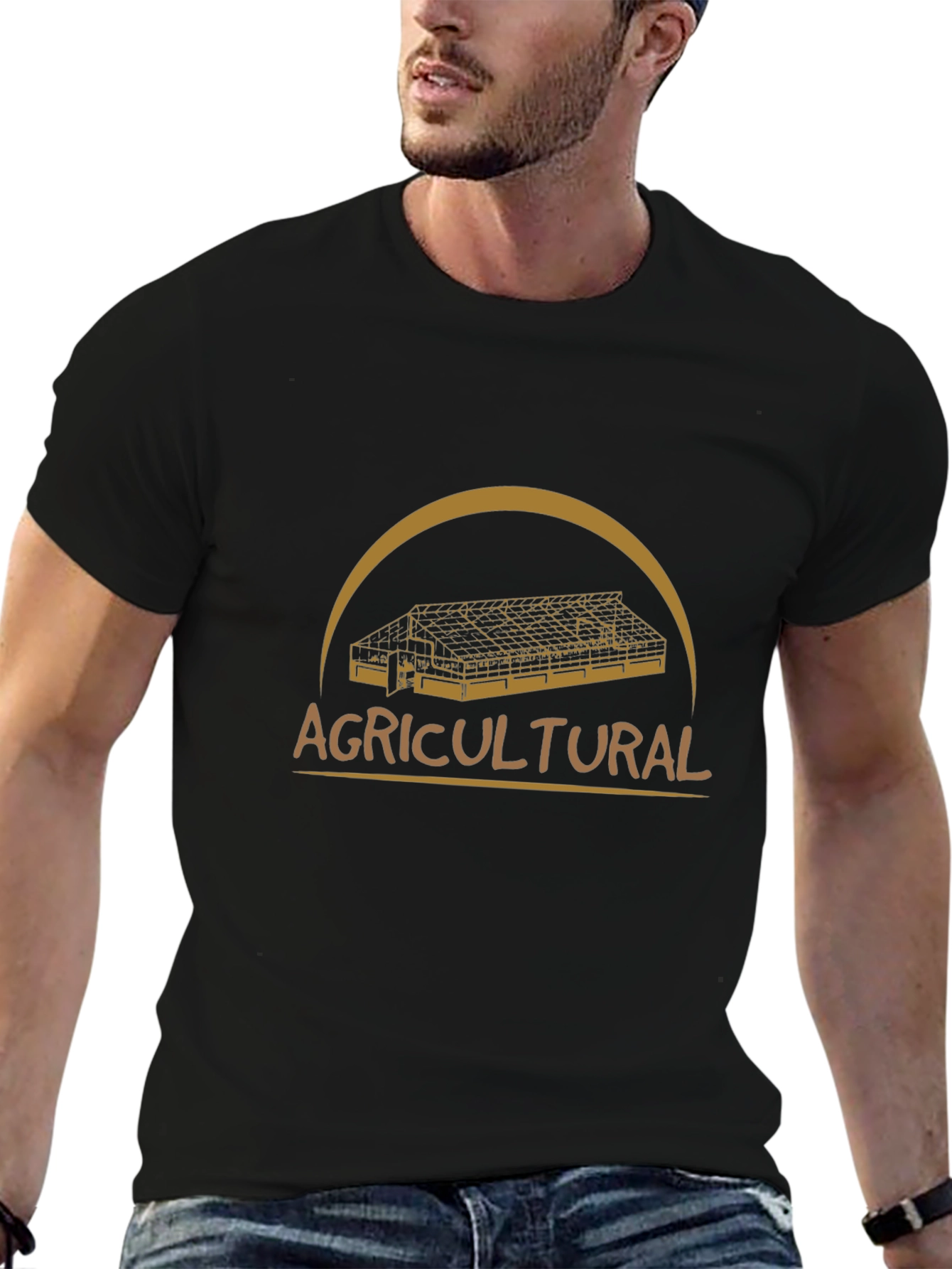 Agricultural Greenhouse Graphic T-Shirt