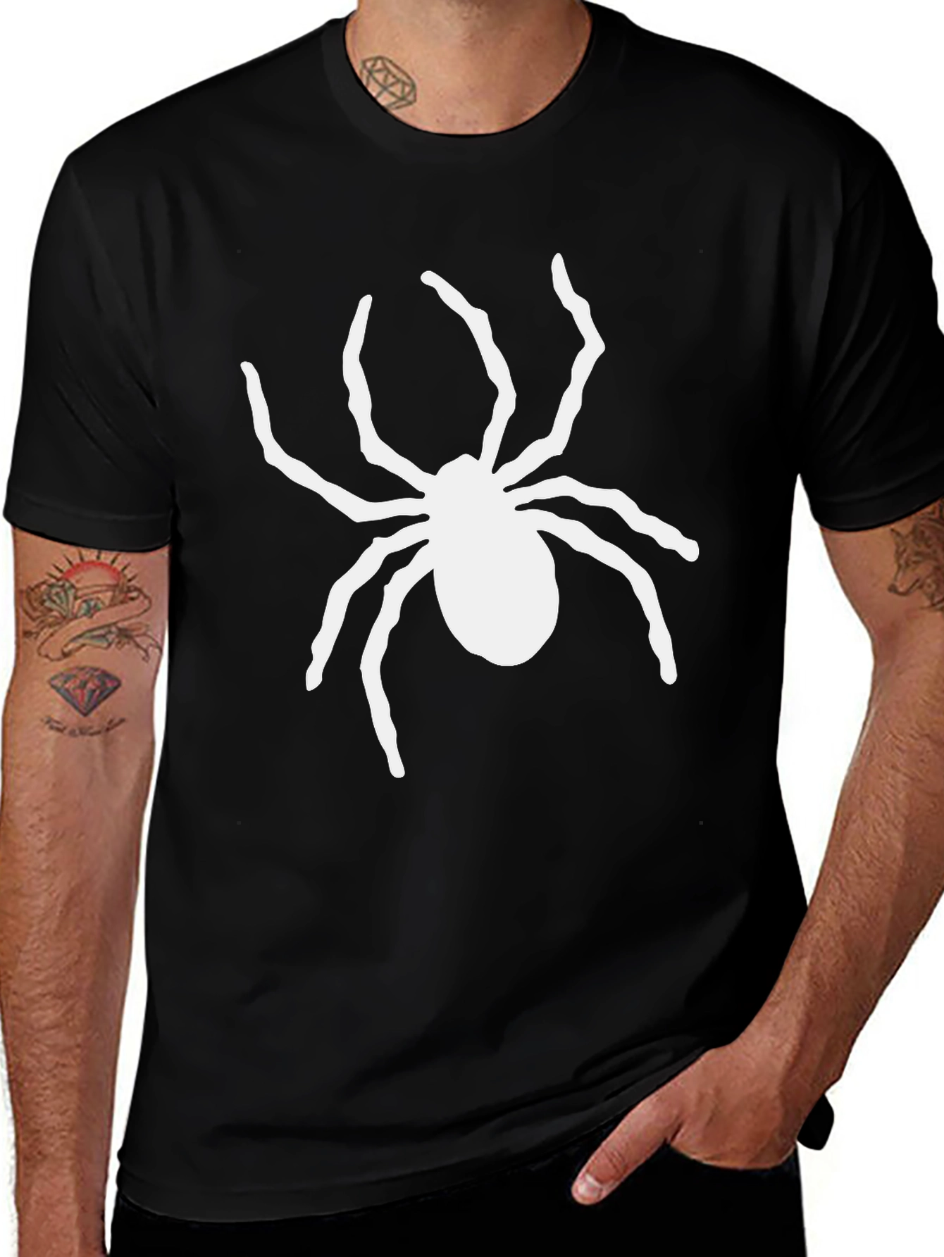Spider Graphic Black T-Shirt