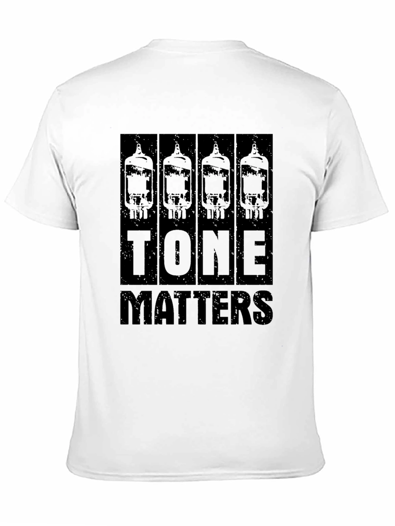 Tone Matters Black T-Shirt Guitar Amplifier Tubes