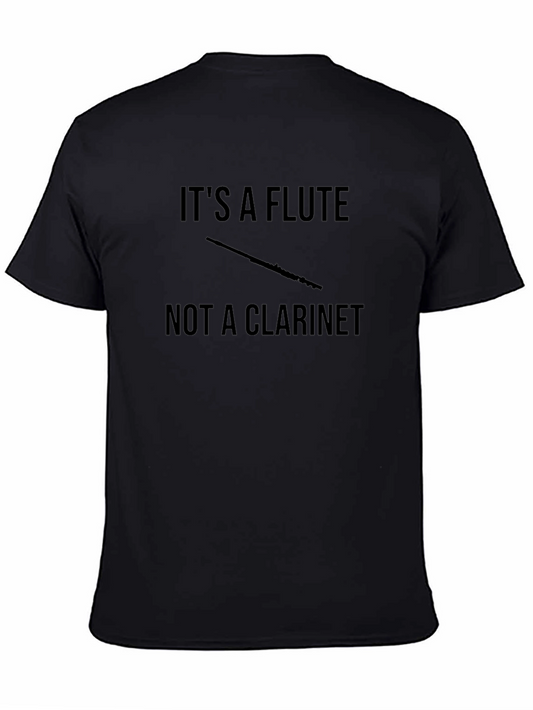 Funny Its a Flute Black T-Shirt