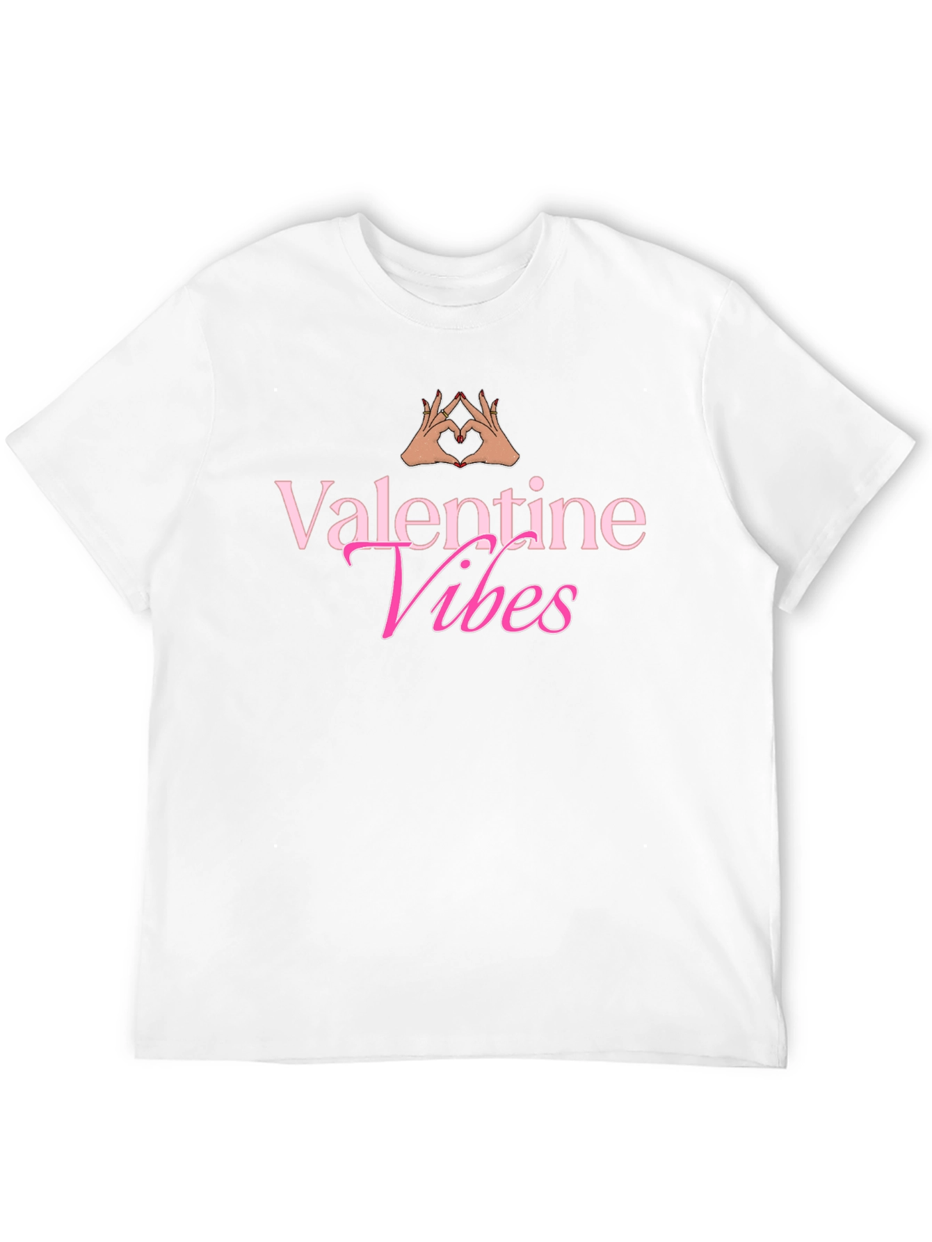 Valentine Vibes Graphic Tee - Black