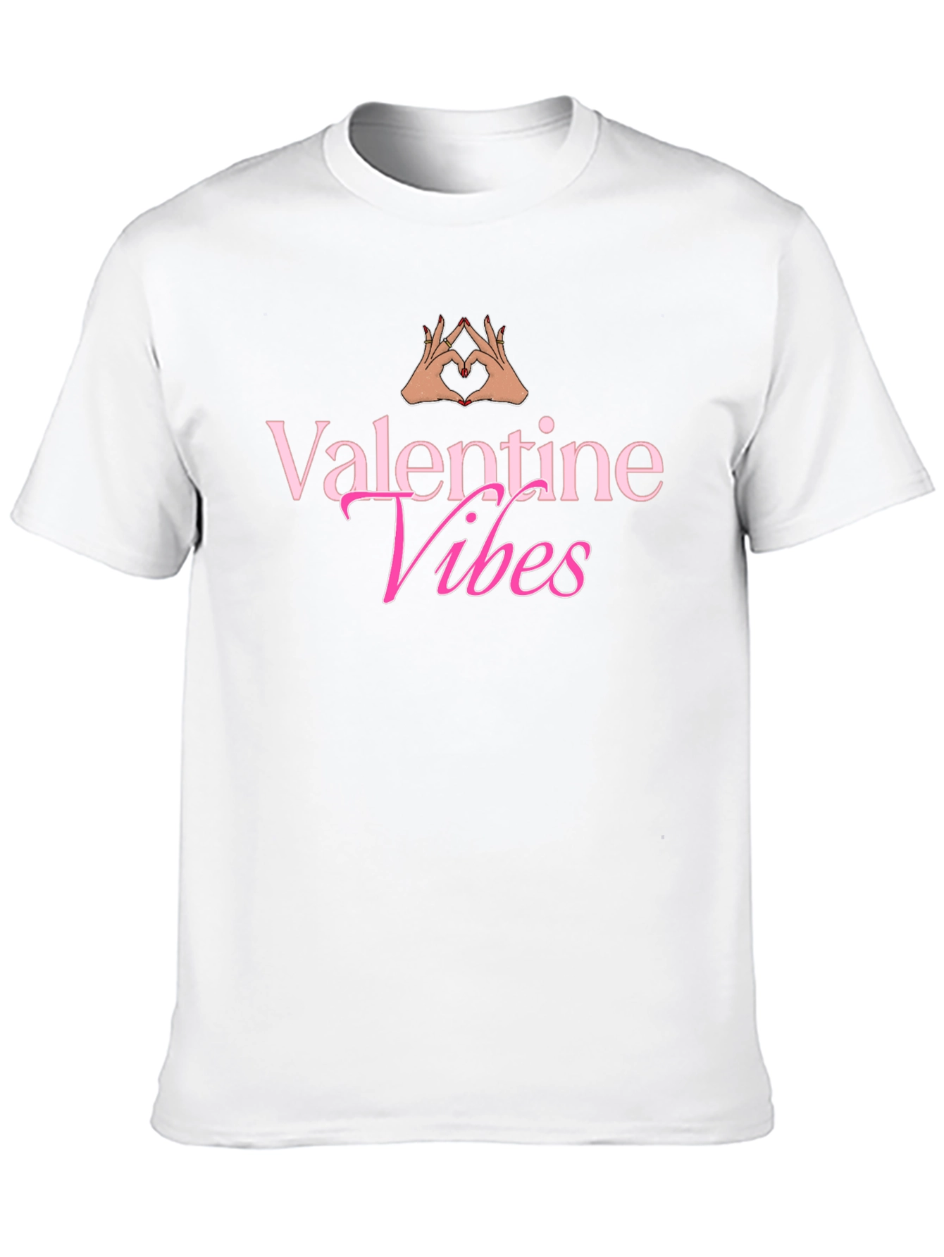 Valentine Vibes Graphic Tee - Black