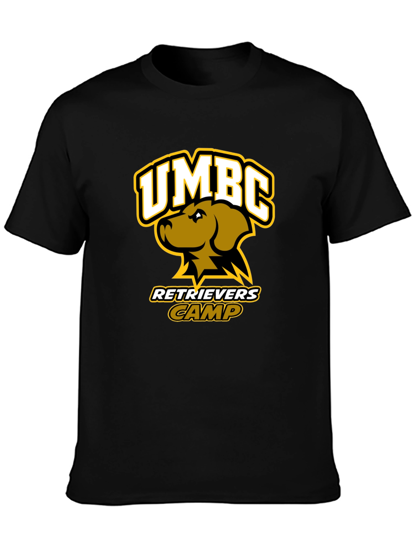 UMBC Retrievers Camp Black T-Shirt