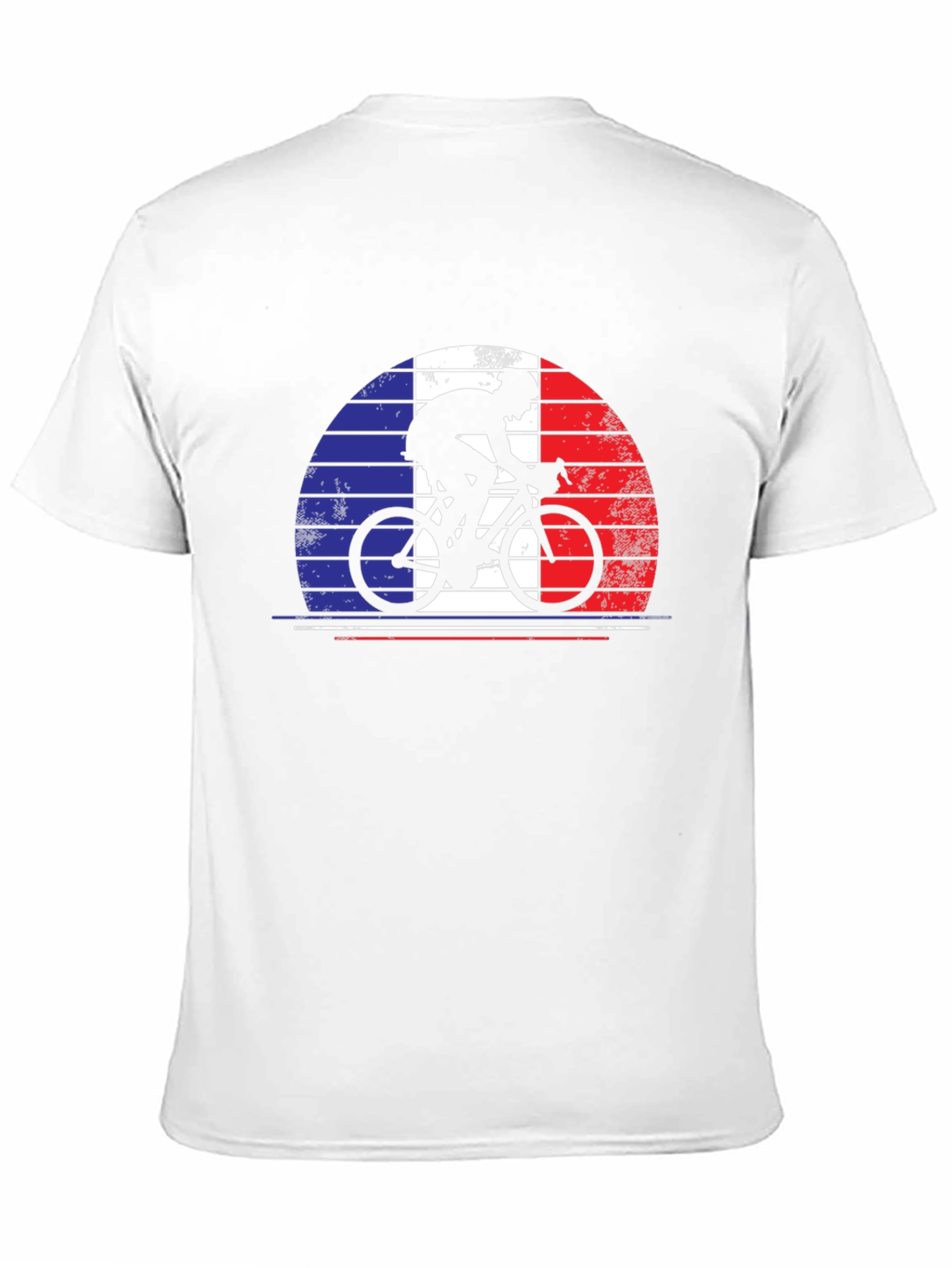 French Cyclist T-Shirt - France Bike Flag