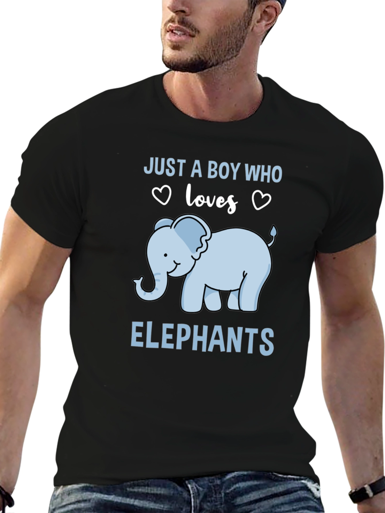 Boys Elephant Lover T-Shirt - Cute Graphic Tee