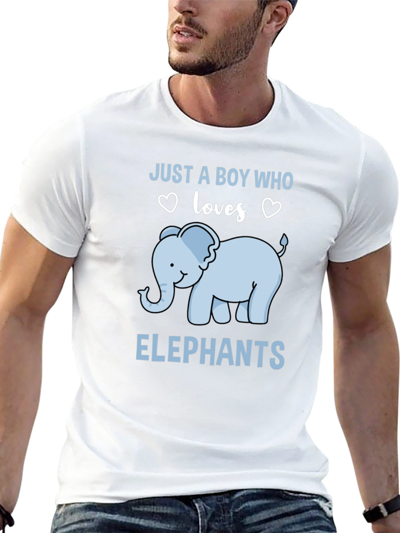 Boys Elephant Lover T-Shirt - Cute Graphic Tee