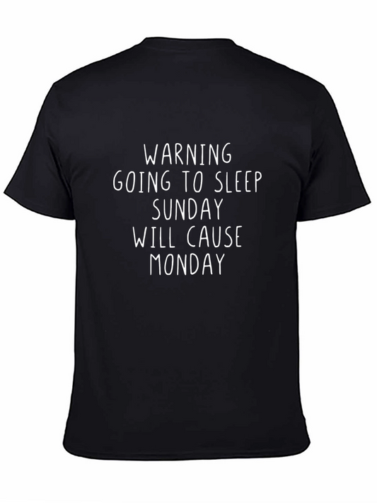 Funny Warning Monday T-Shirt