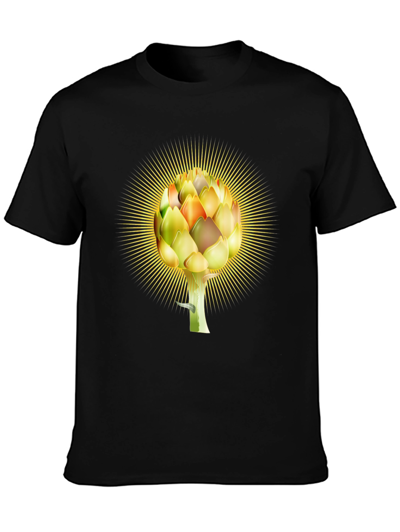 Artichoke Burst Graphic Tee - Soft Cotton Blend
