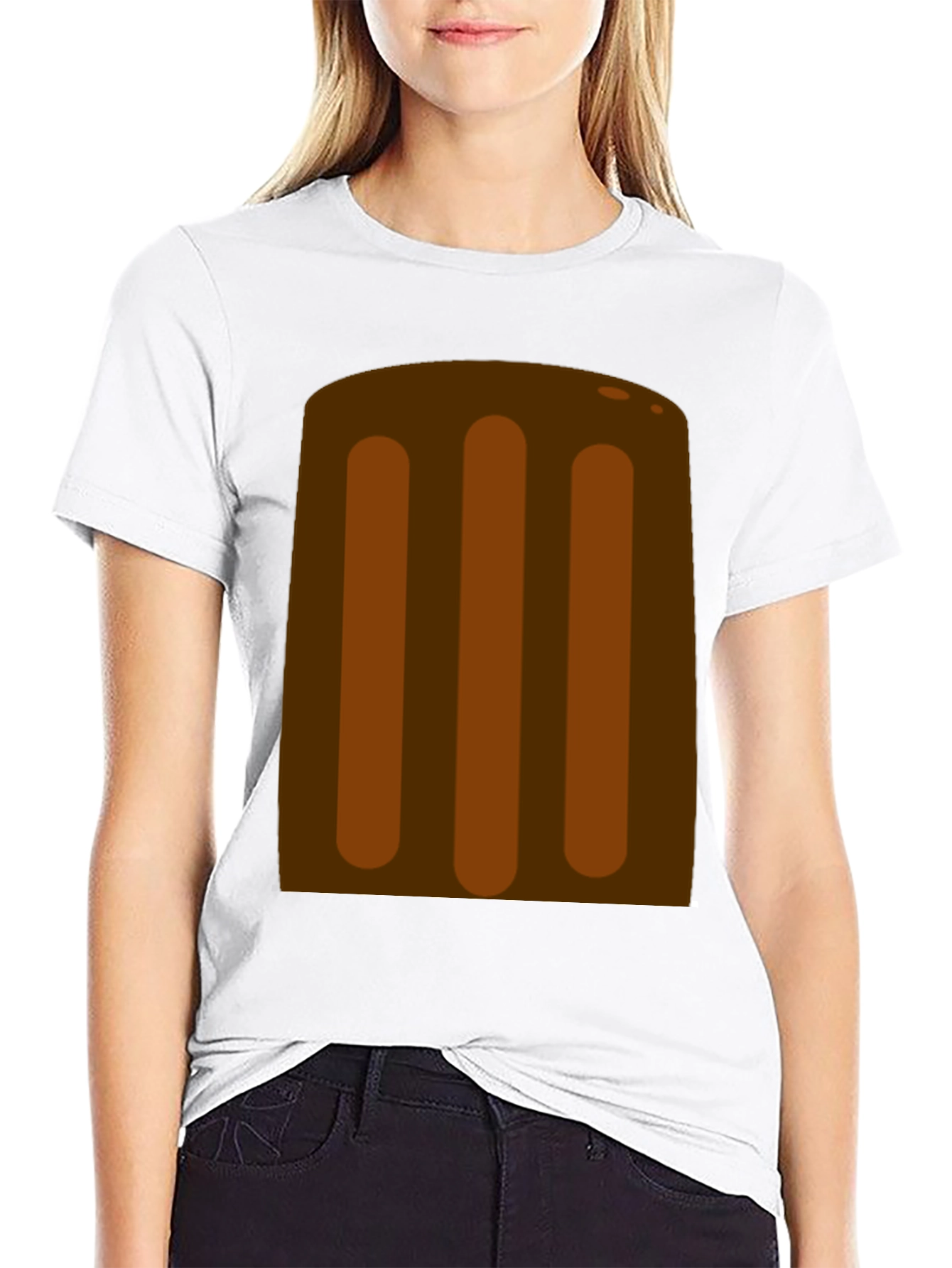 Chocolate Bar Graphic T-Shirt - Casual Wear
