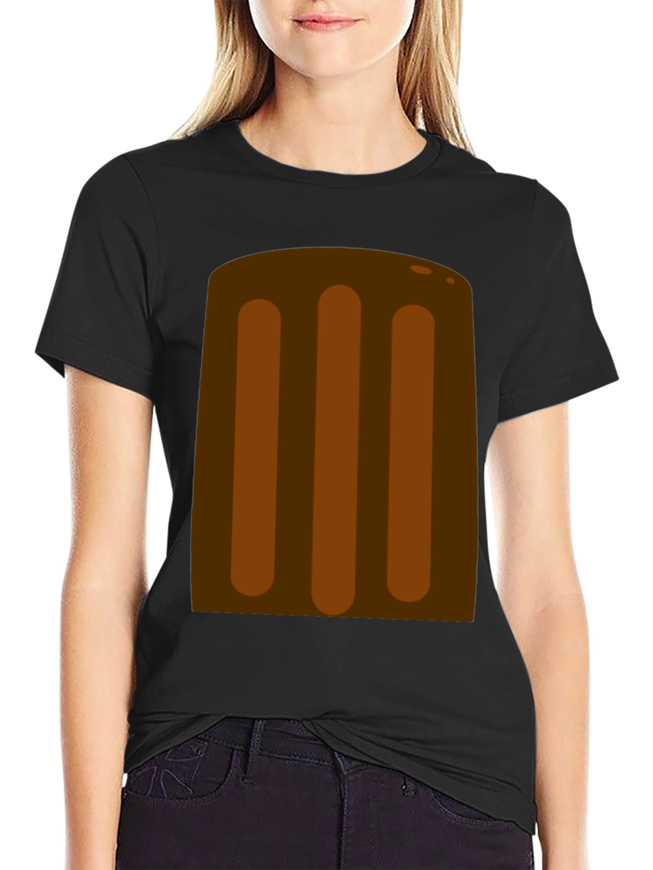 Chocolate Bar Graphic T-Shirt - Casual Wear