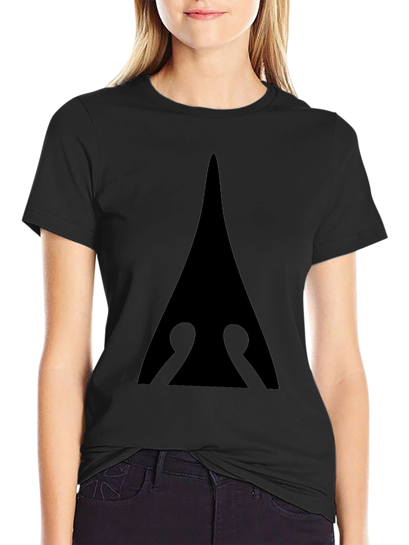 Modern Graphic Tee - Minimalist Arrow Design