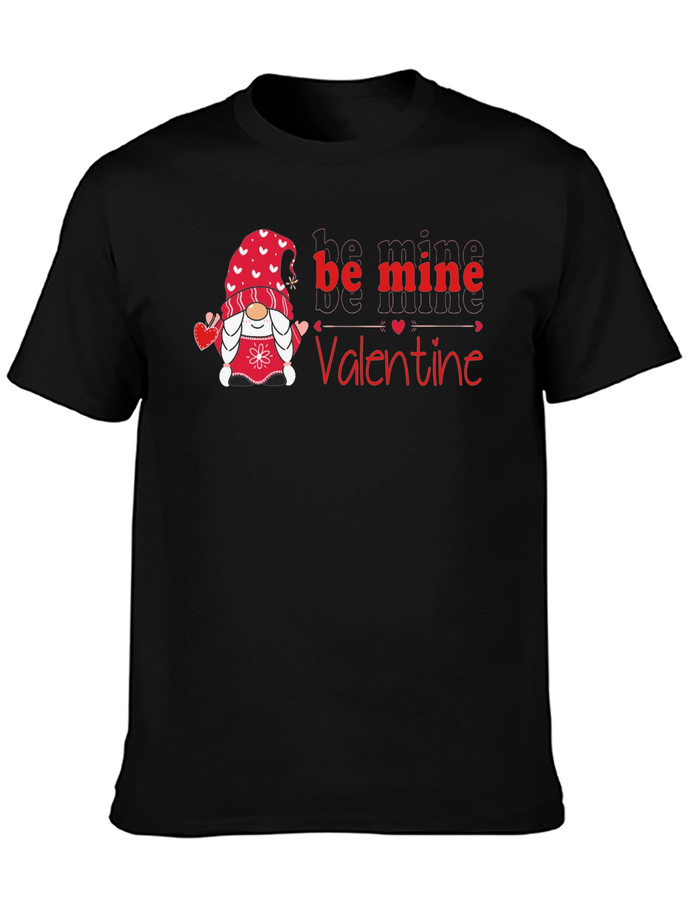 Be Mine Valentine Gnome T-Shirt