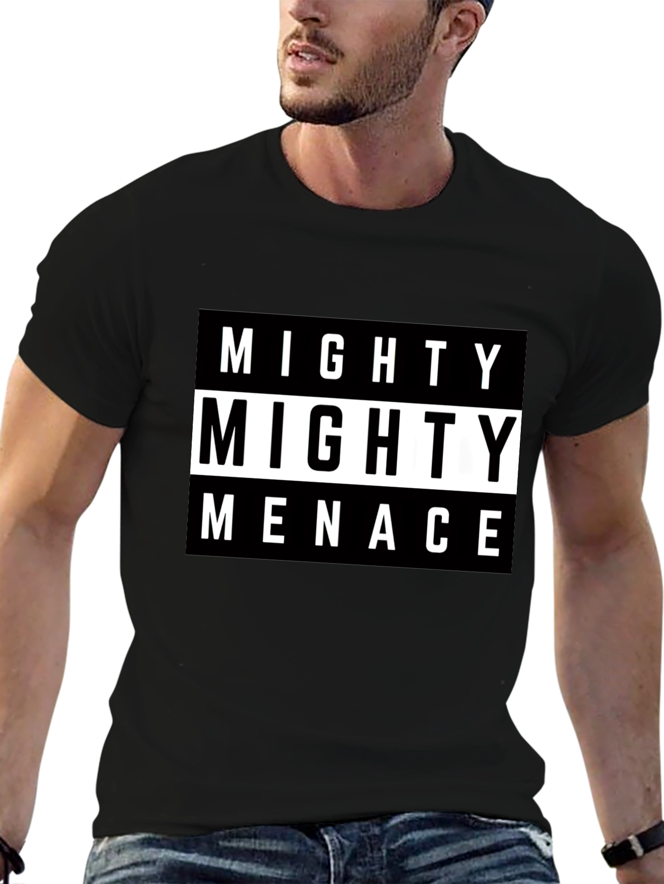 Mighty Menace Graphic Tee - Bold Statement T-Shirt
