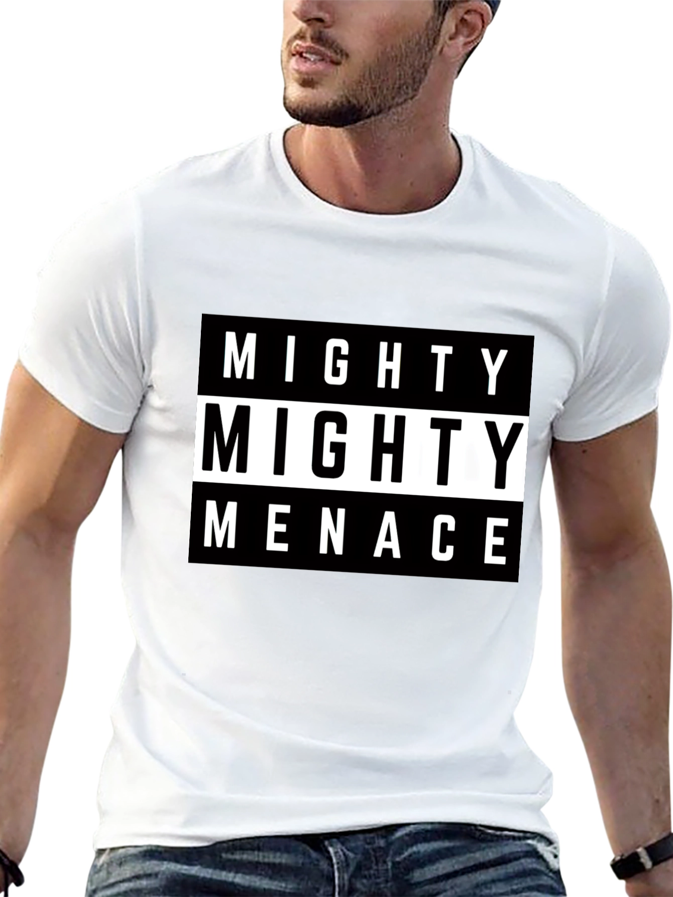 Mighty Menace Graphic Tee - Bold Statement T-Shirt