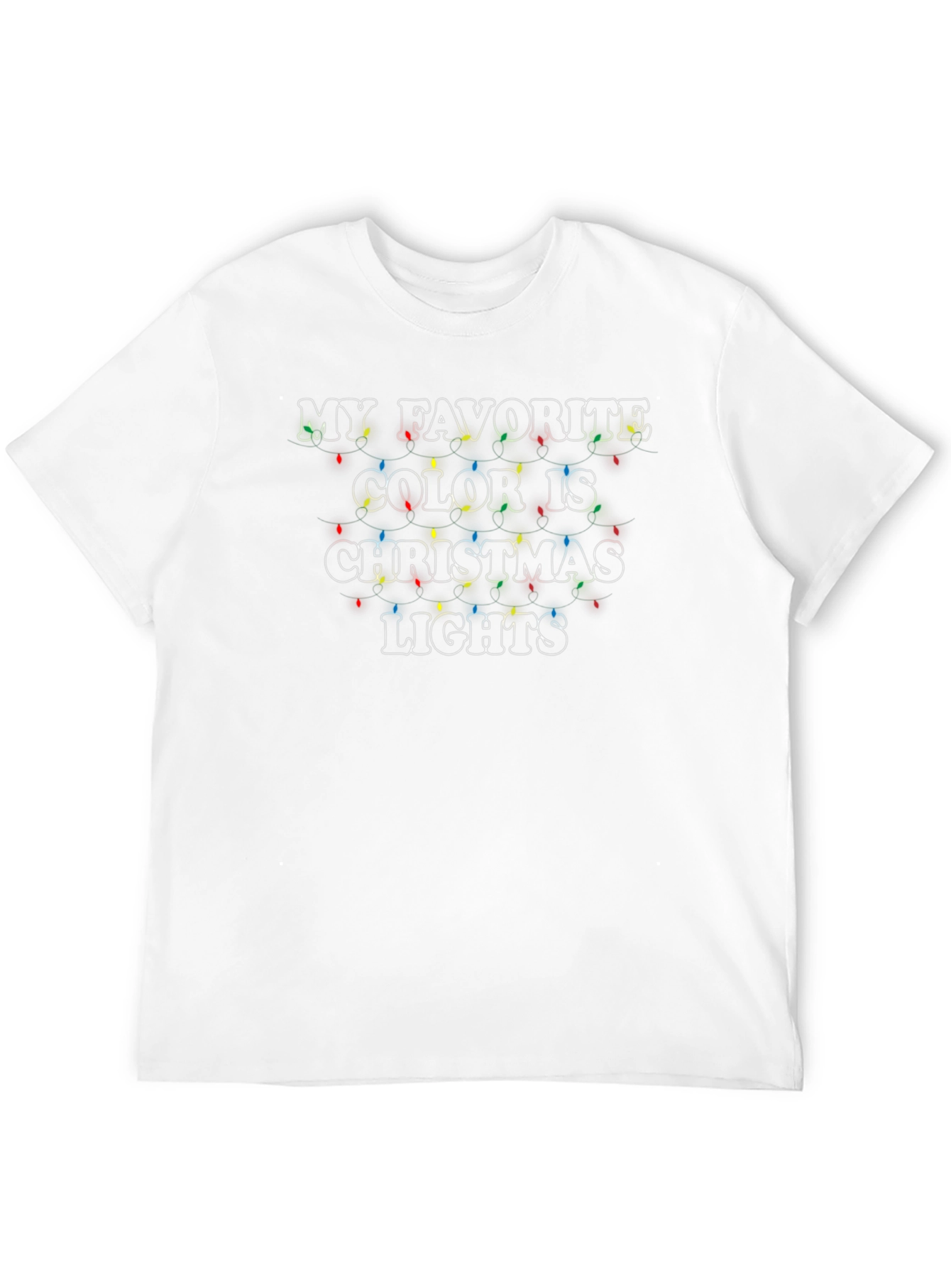 Christmas Lights T-Shirt - Holiday Season Apparel