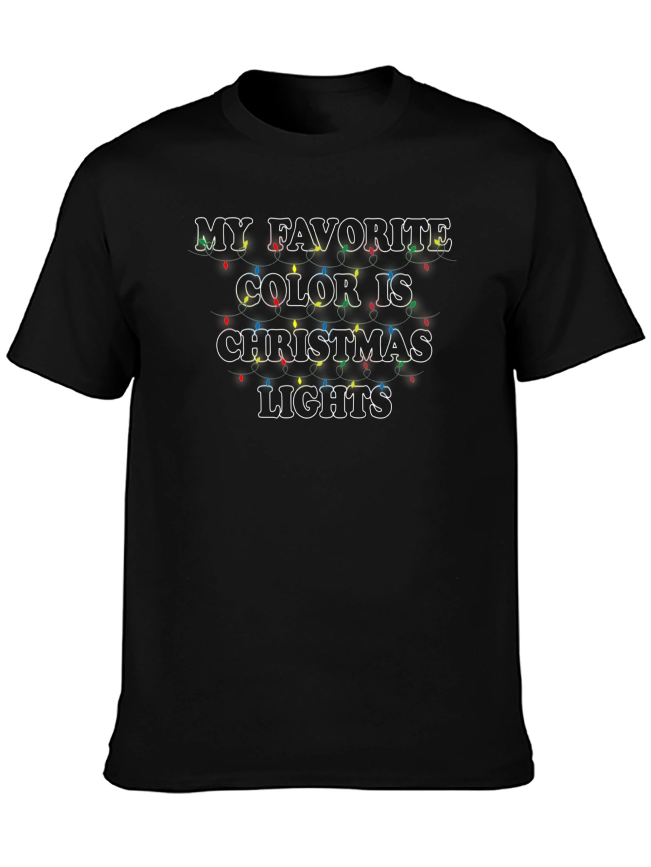 Christmas Lights T-Shirt - Holiday Season Apparel